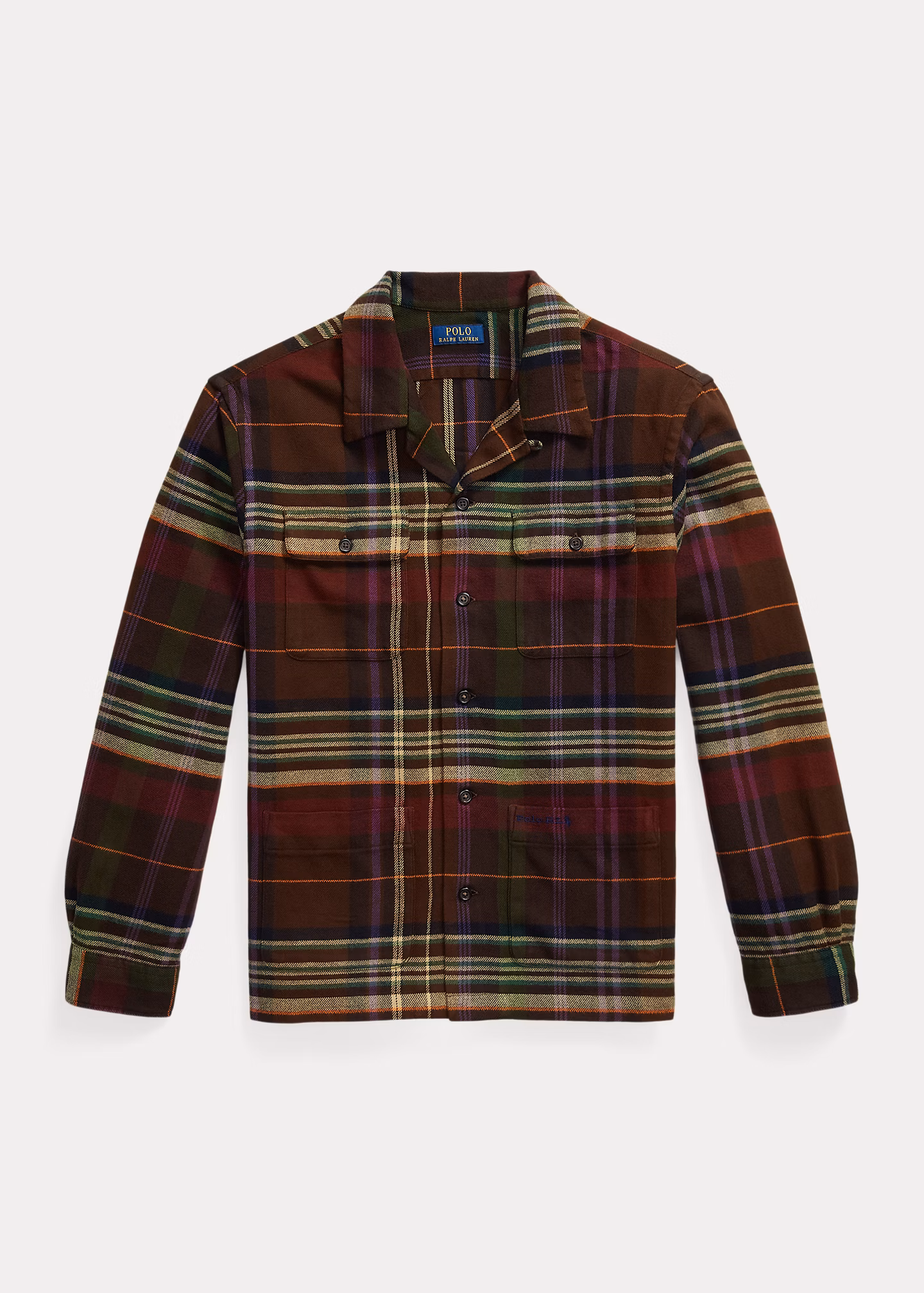 Karierte Hemdjacke aus Flanell - RALPH LAUREN OUTLET