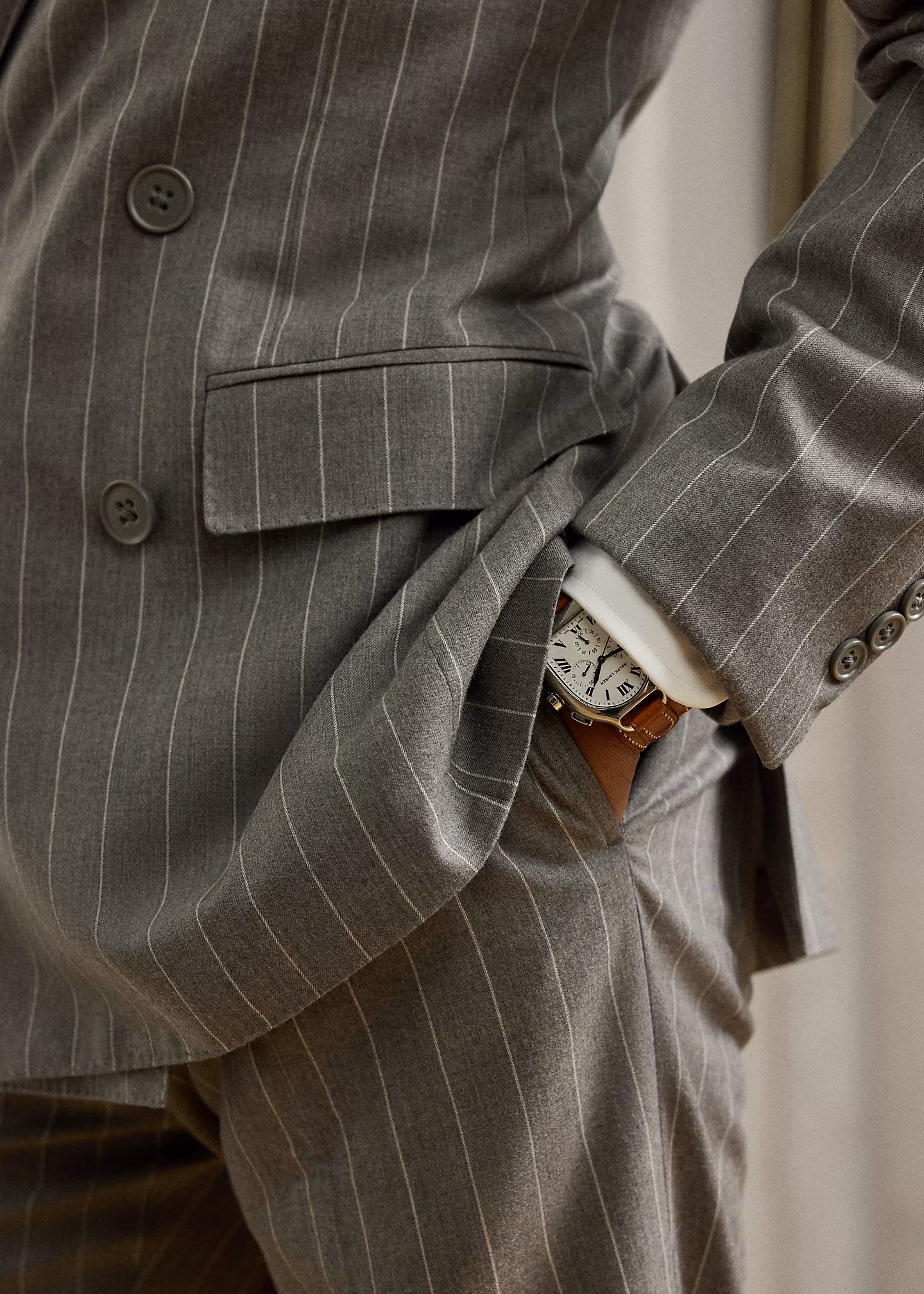 Wollanzug Kent mit Nadelstreifen - RALPH LAUREN OUTLET