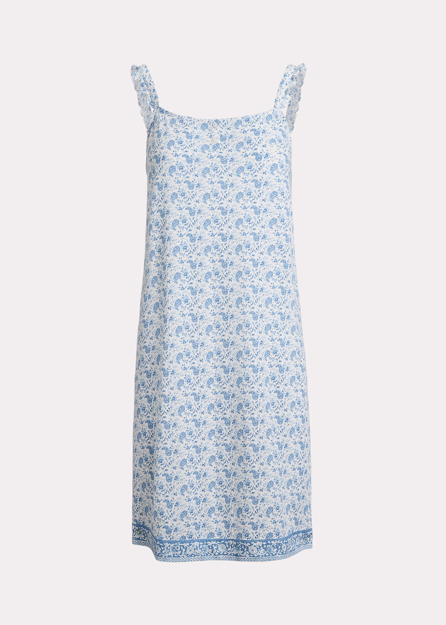 Paisley-Nachthemd mit Rüschenbesatz - RALPH LAUREN OUTLET
