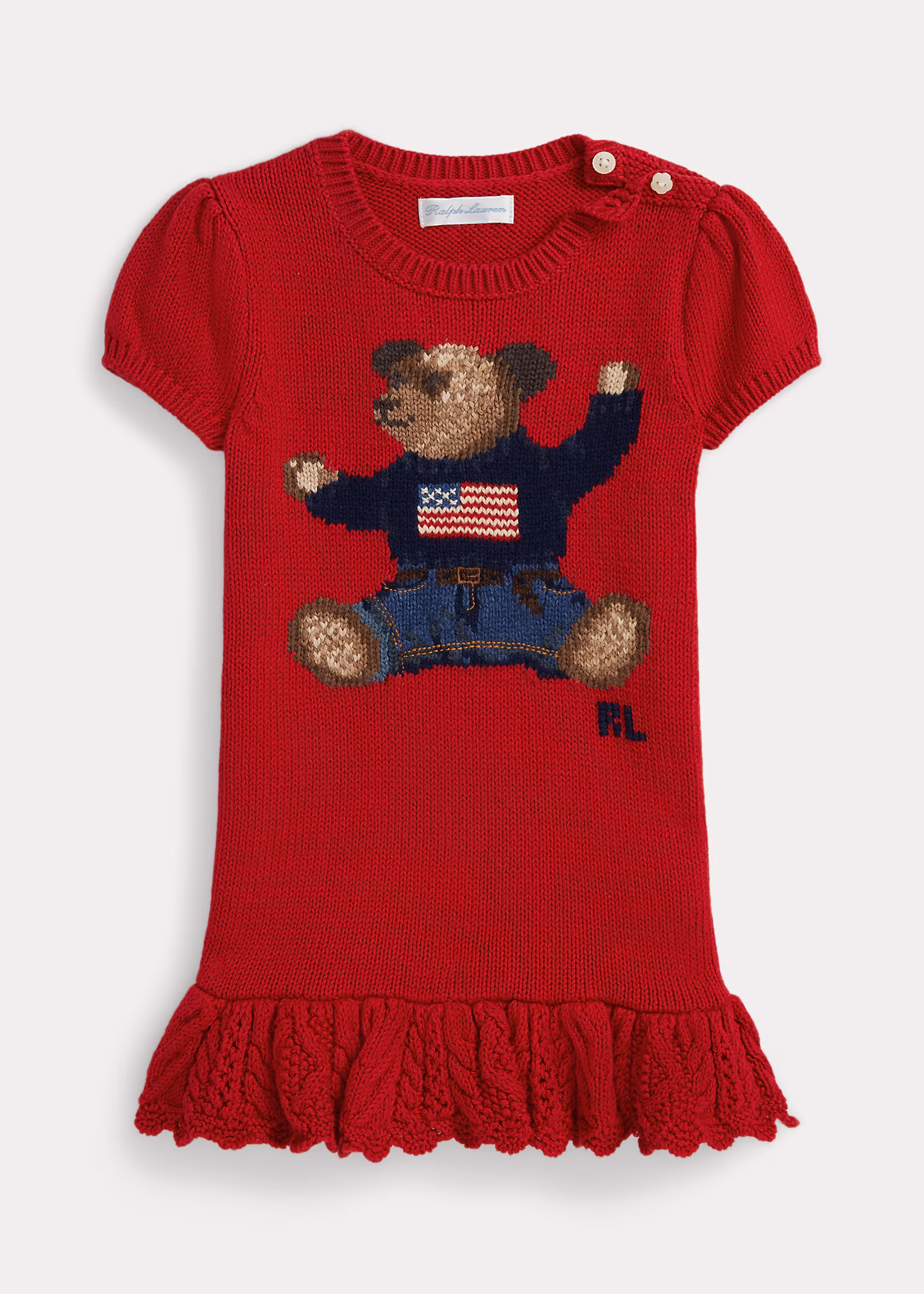 Pulloverkleid mit Polo Bear - RALPH LAUREN OUTLET