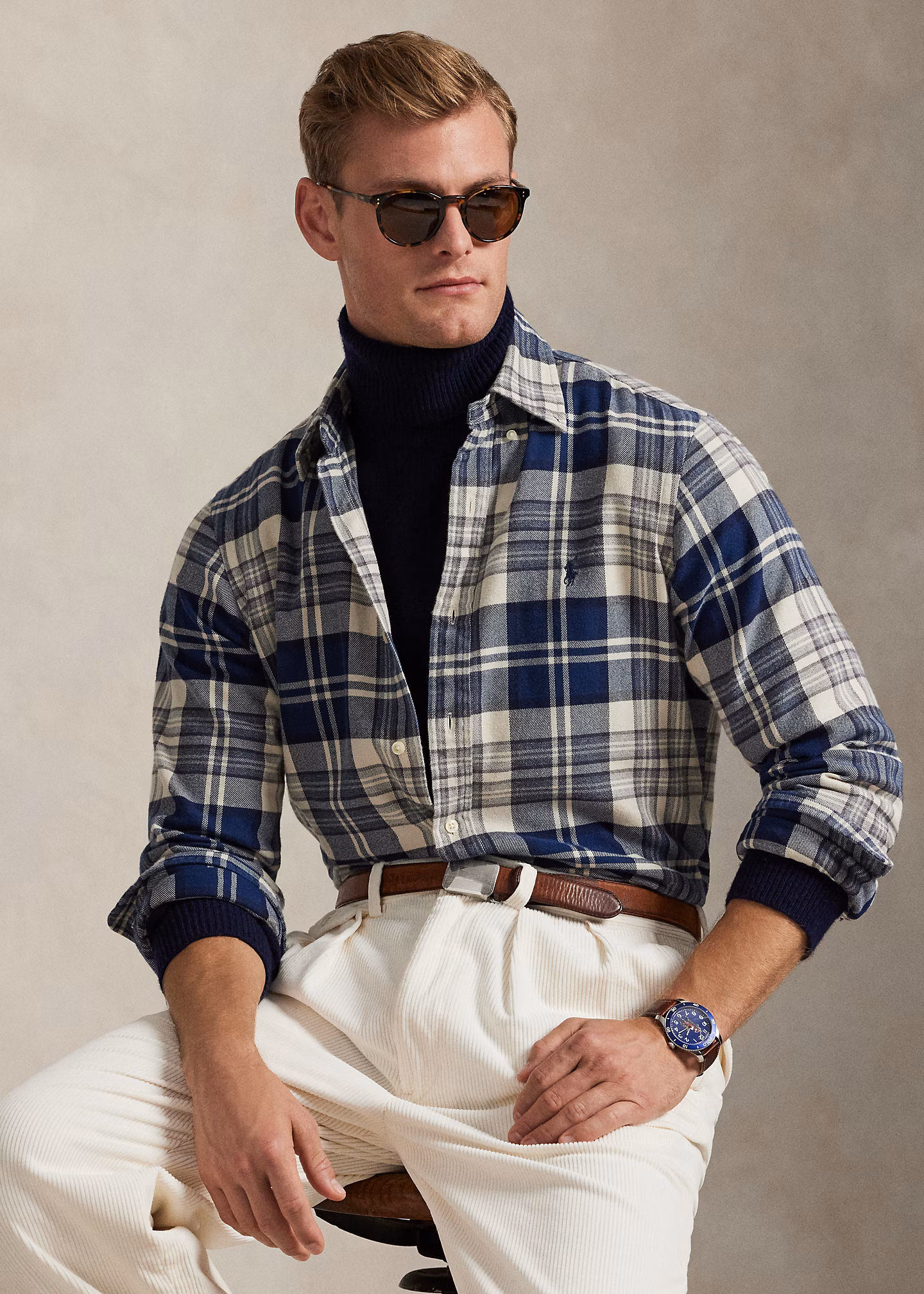 Classic-Fit-Karohemd aus Twill - RALPH LAUREN OUTLET