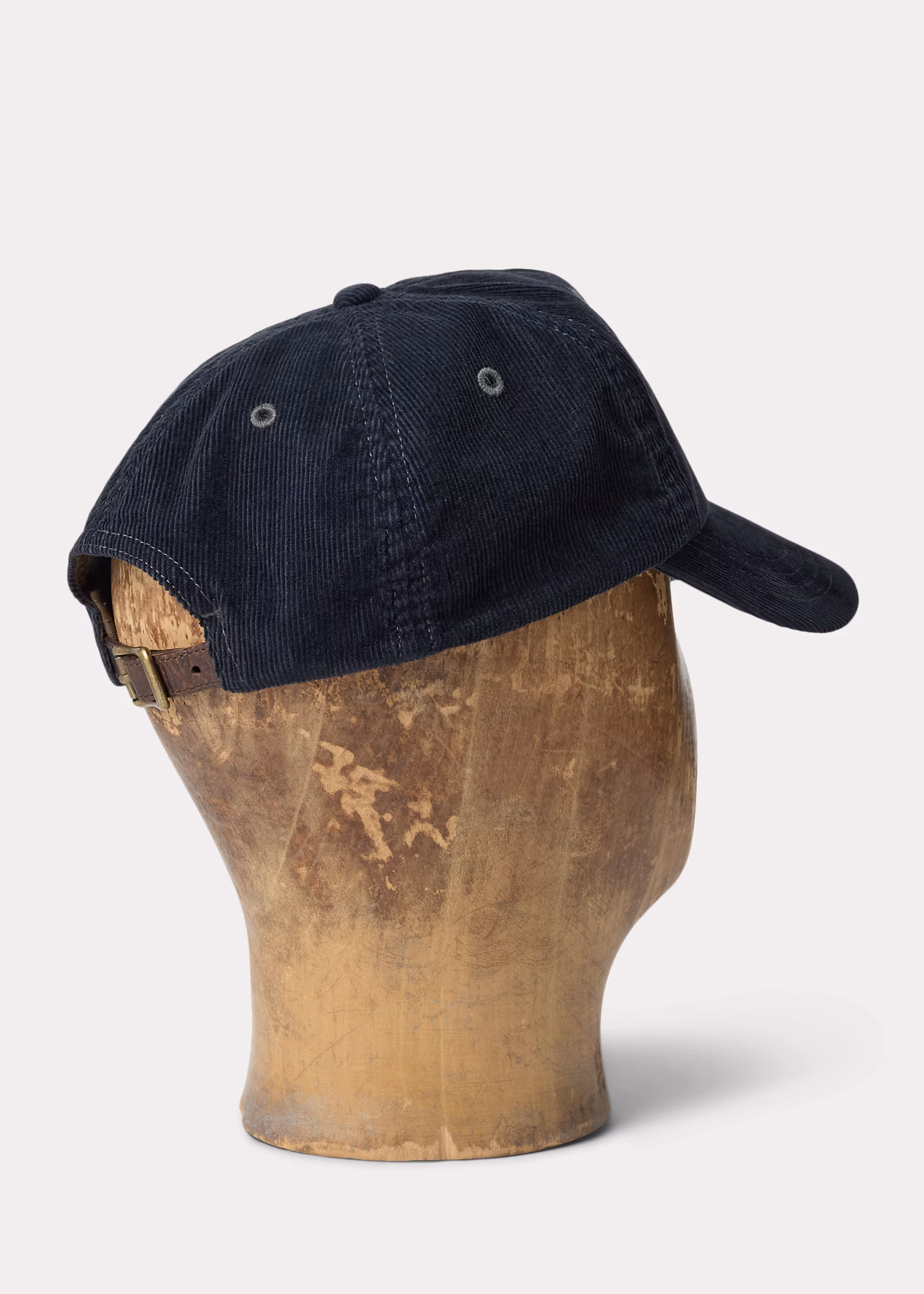 Kordsamt-Truckerkappe mit Lederaufnäher - RALPH LAUREN OUTLET