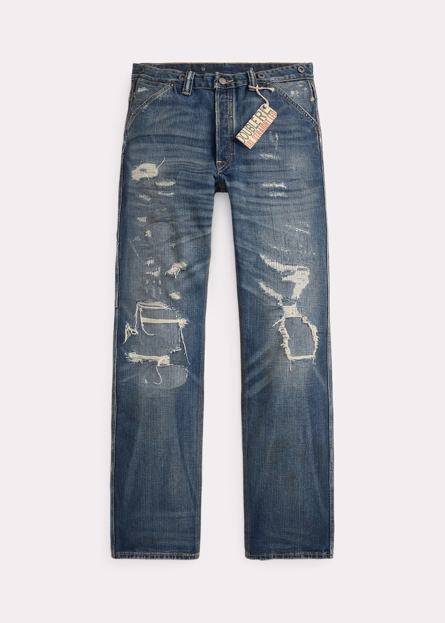 Straight-Fit Jeans Brayton in Used-Optik - RALPH LAUREN OUTLET