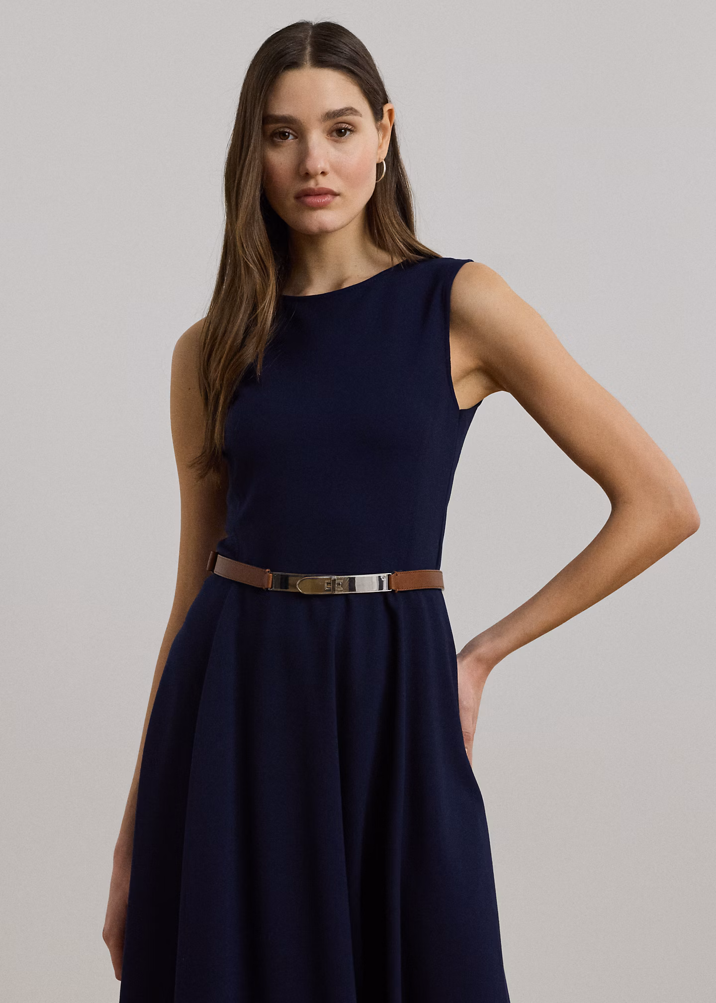 Ärmelloses Kleid aus Ponté - RALPH LAUREN OUTLET