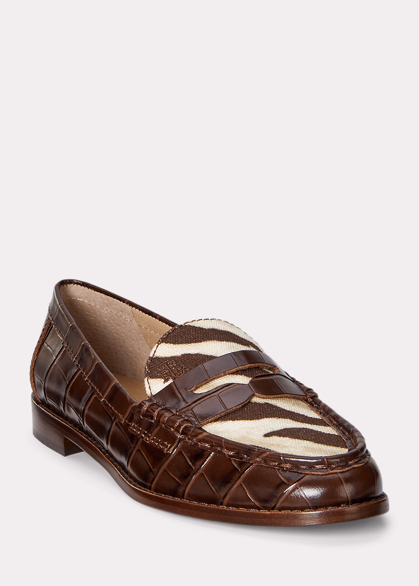 Loafer Wynnie mit Zebramuster-Besatz - RALPH LAUREN OUTLET