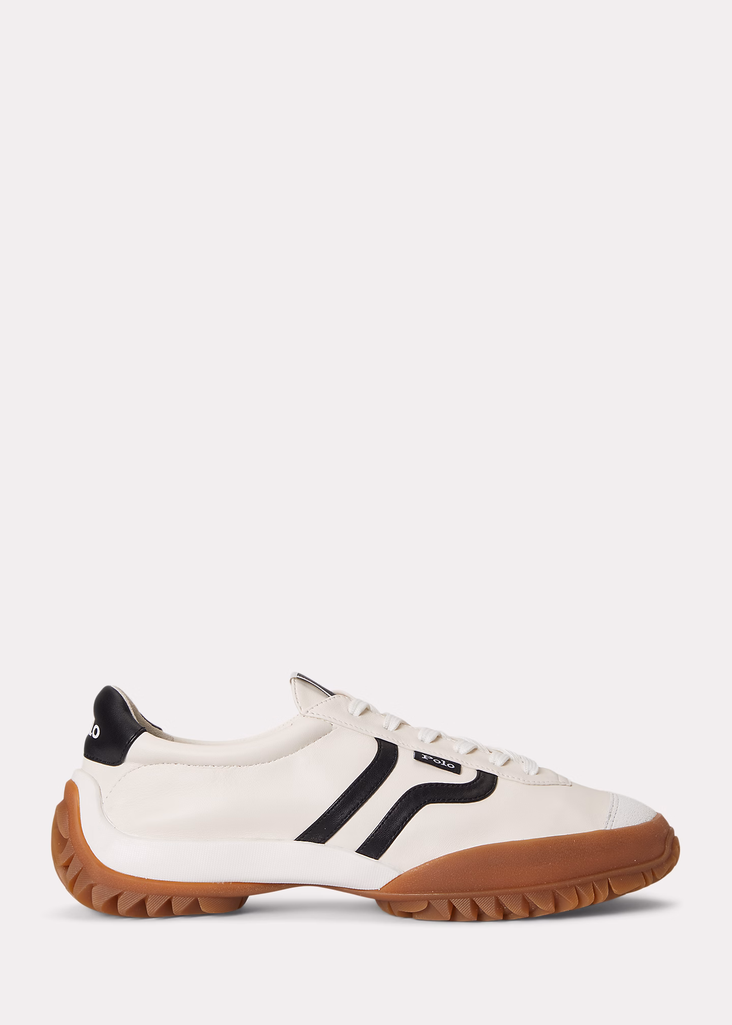 Leder-Sneaker mit Profilsohle - RALPH LAUREN OUTLET