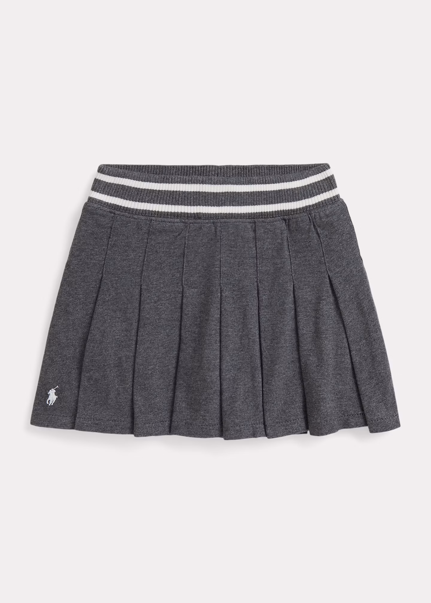Skort aus Baumwolljersey mit Falten - RALPH LAUREN OUTLET