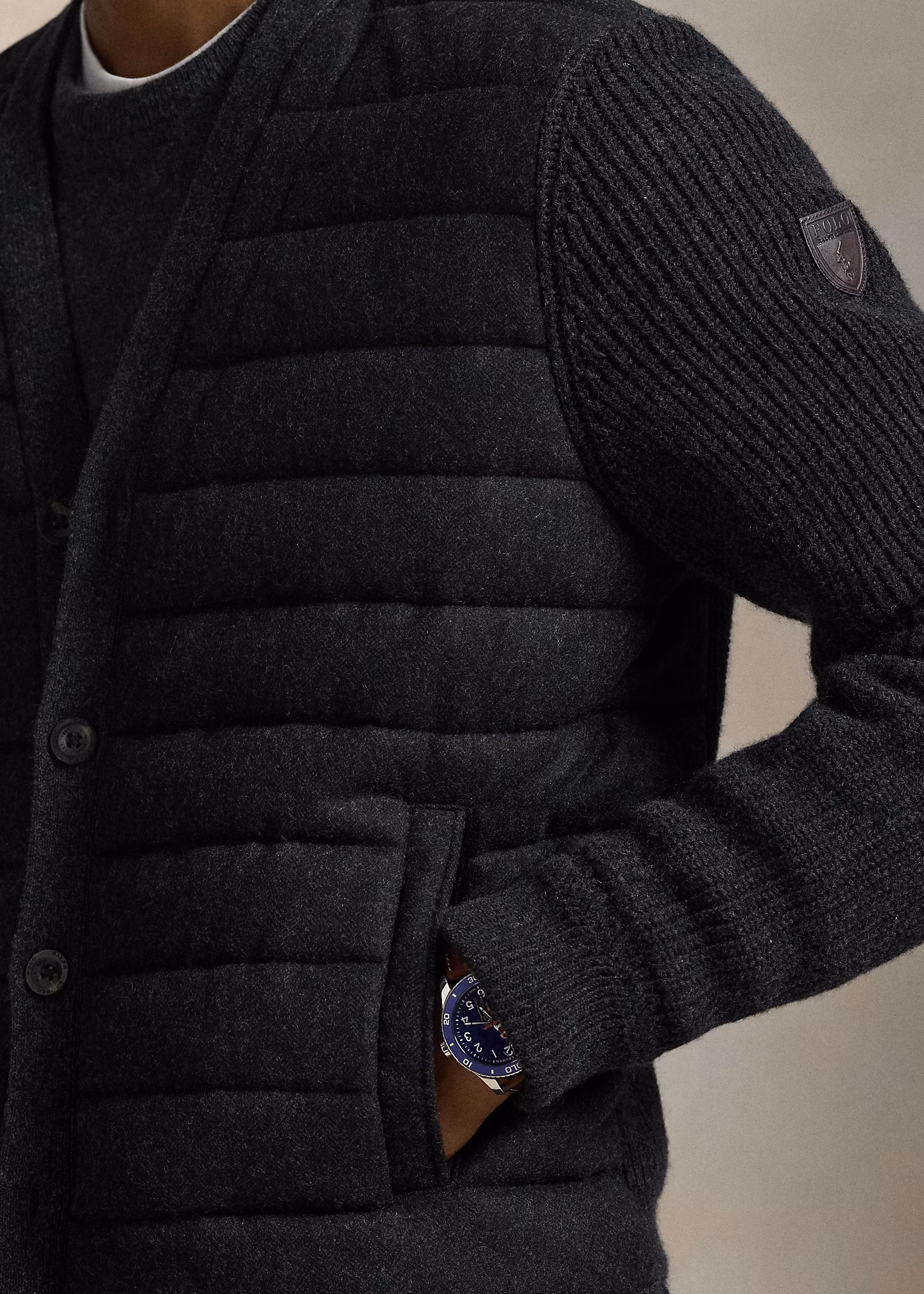 Strickjacke aus Wolle und Kaschmir - RALPH LAUREN OUTLET