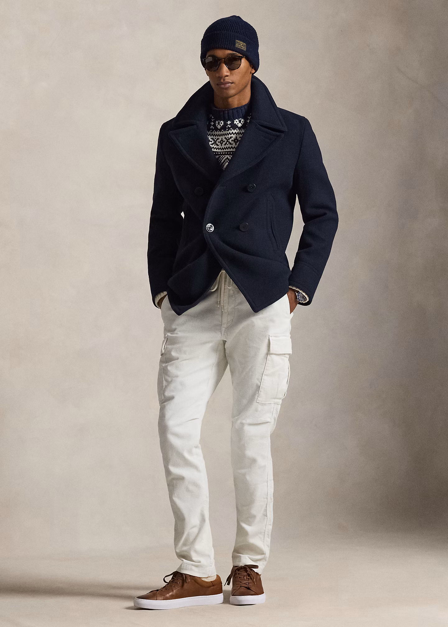 Slim-Fit Kordsamt-Cargohose mit Stretch - RALPH LAUREN OUTLET