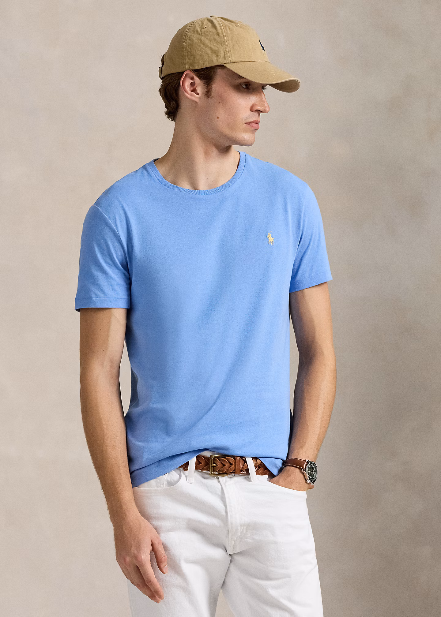 Custom-Slim-Fit Jersey-T-Shirt - RALPH LAUREN OUTLET