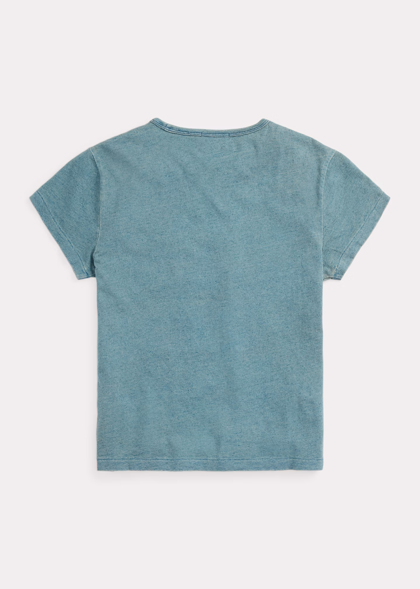 T-Shirt aus Baumwolle und Leinen - RALPH LAUREN OUTLET