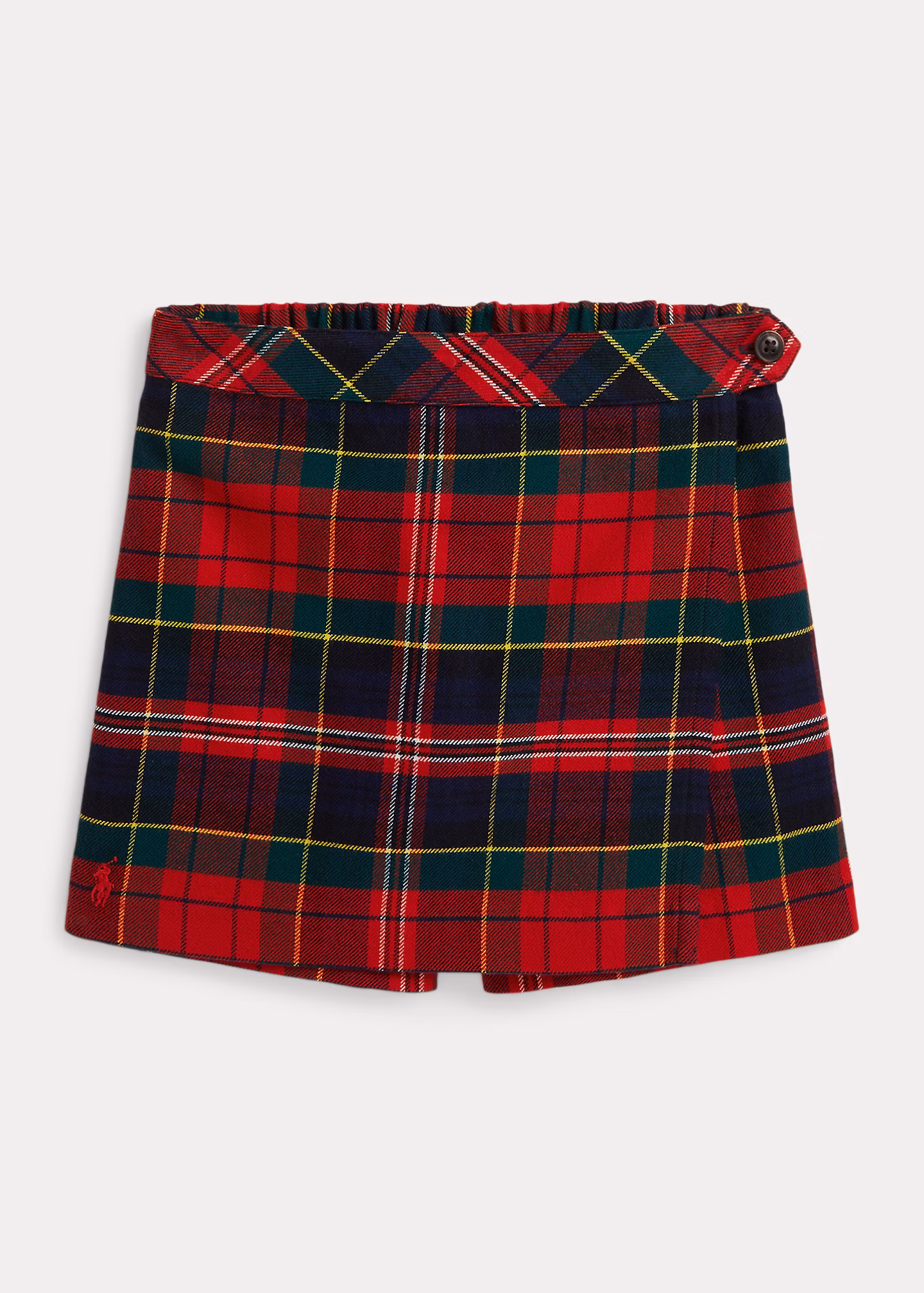 Karierter Baumwoll-Skort in Wickeloptik - RALPH LAUREN OUTLET