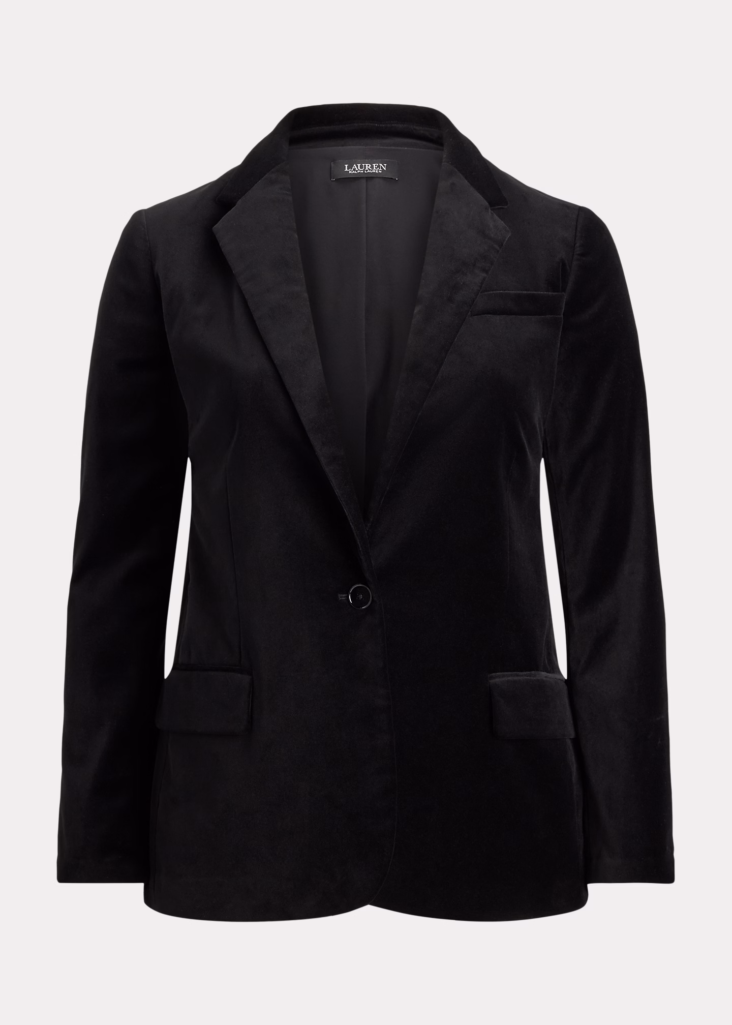 Blazer aus Stretchsamt - RALPH LAUREN OUTLET