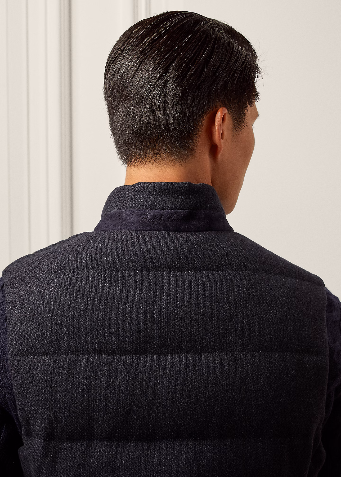 Tweed-Daunenweste Whitwell mit Wolle - RALPH LAUREN OUTLET