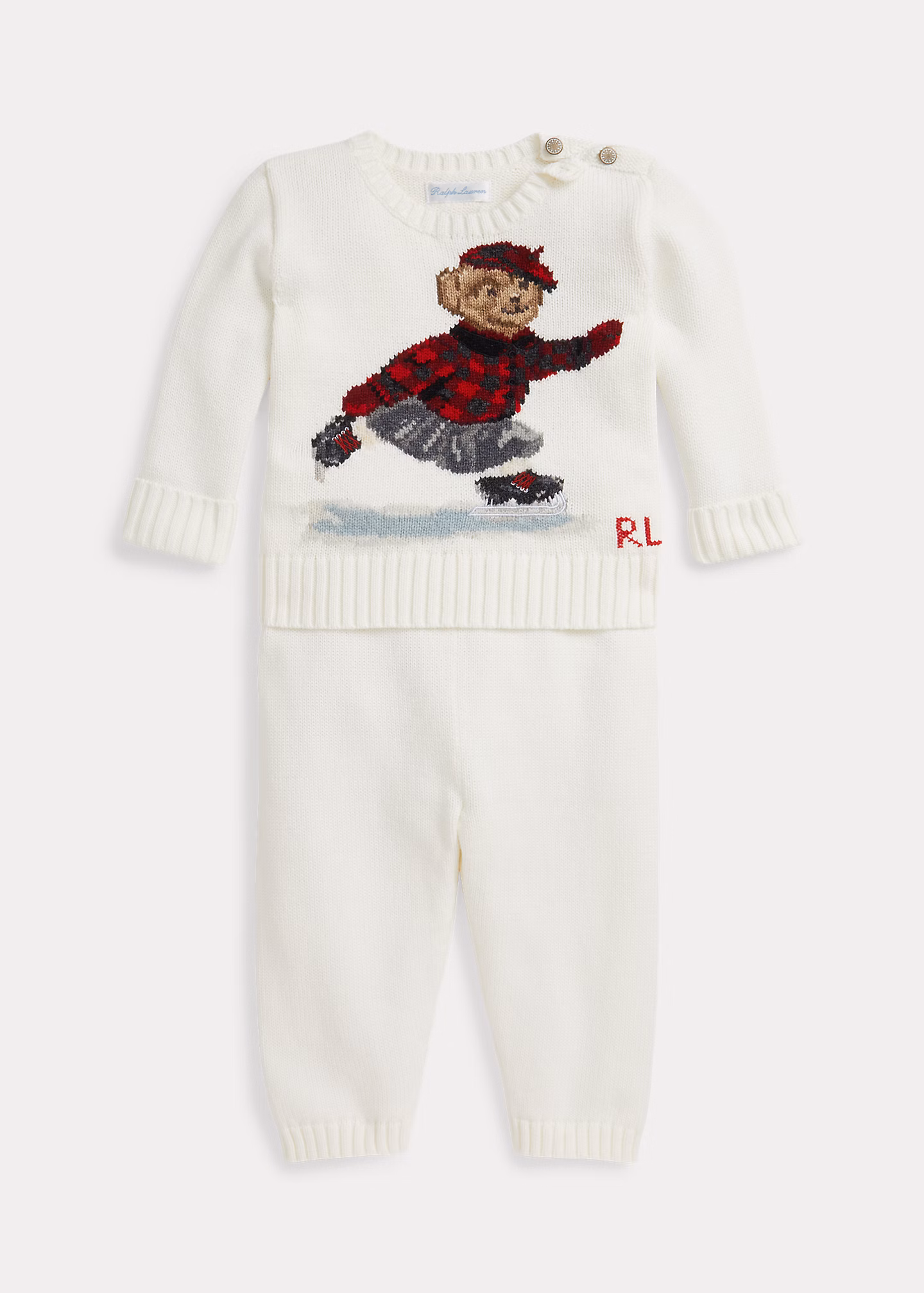 Set mit Pullover mit Polo Bear und Hose - RALPH LAUREN OUTLET