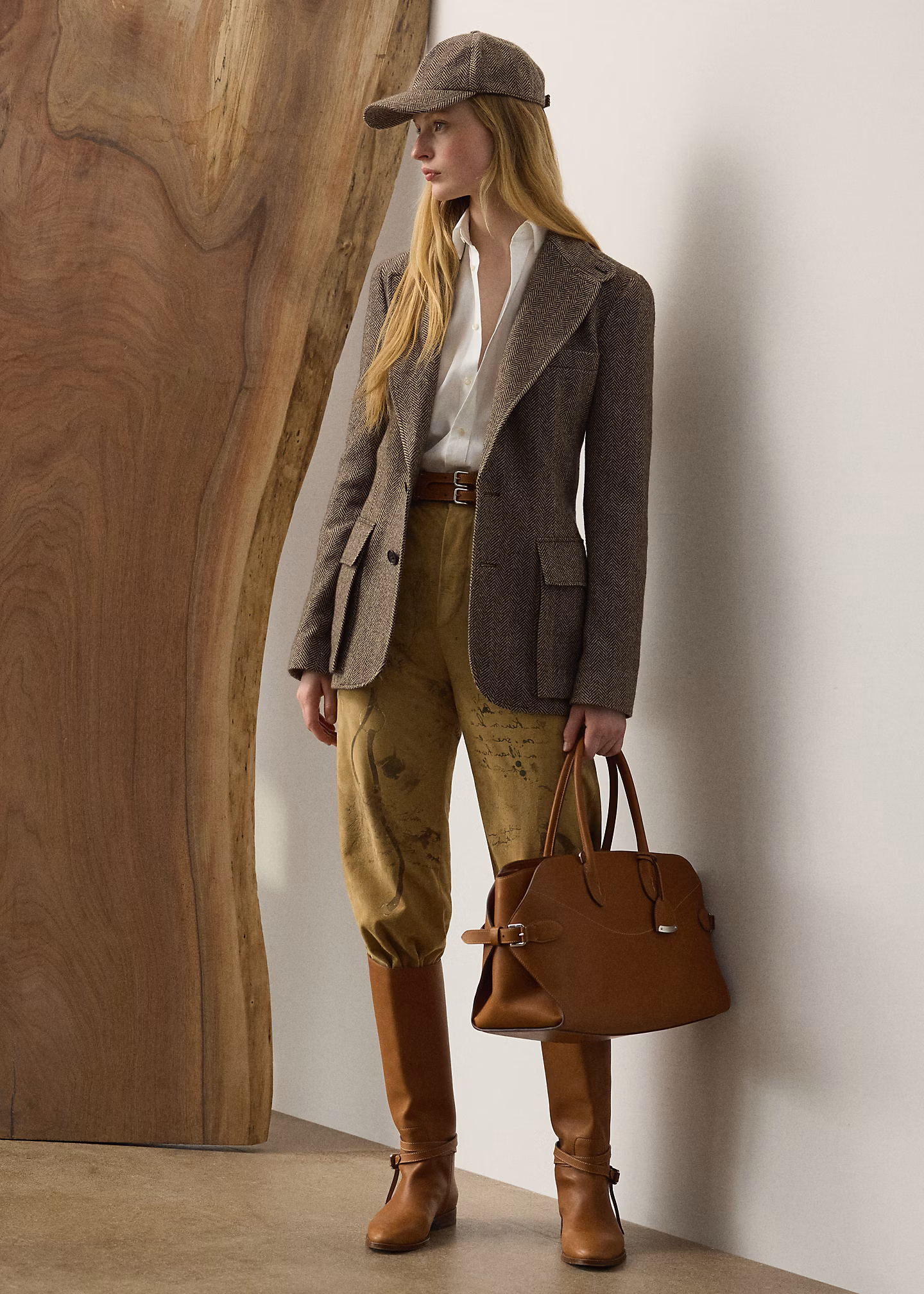 Bedruckte Lammwildlederhose Gillian - RALPH LAUREN OUTLET