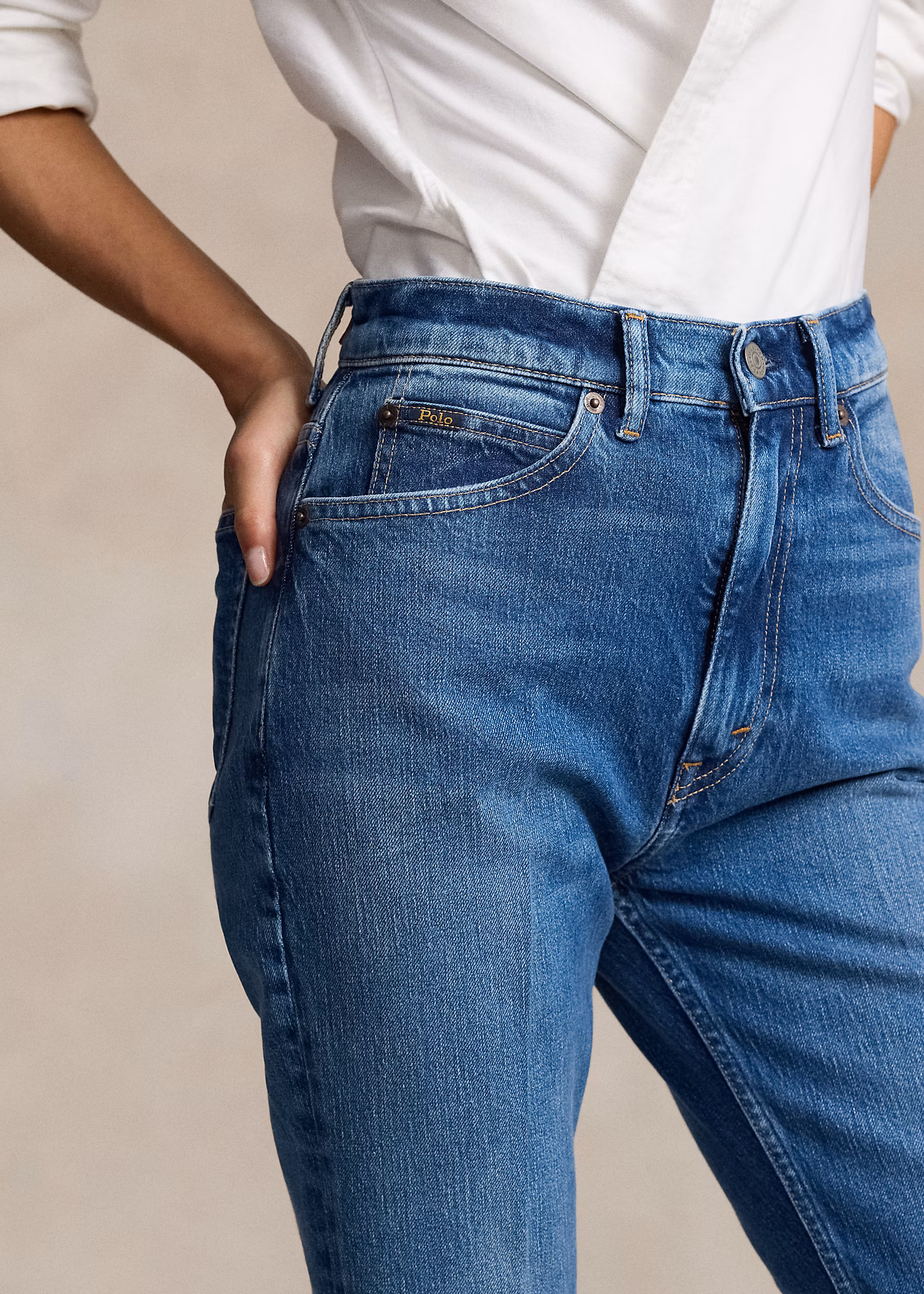 Ausgestellte Jeans in 3/4-Länge - RALPH LAUREN OUTLET