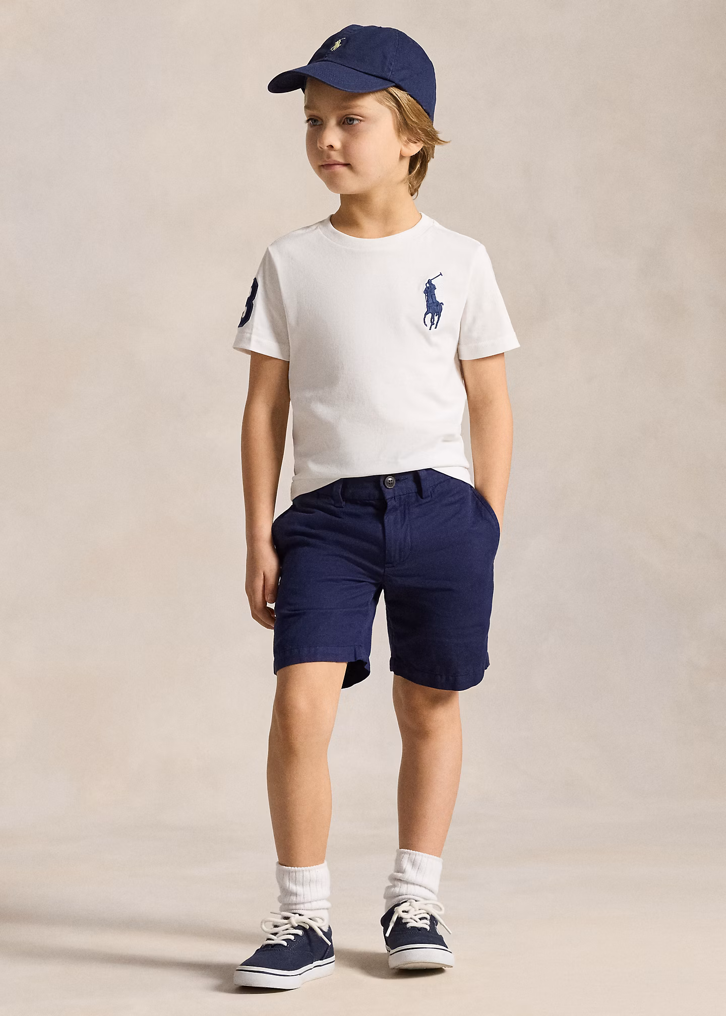 T-Shirt aus Baumwolljersey mit Big Pony - RALPH LAUREN OUTLET