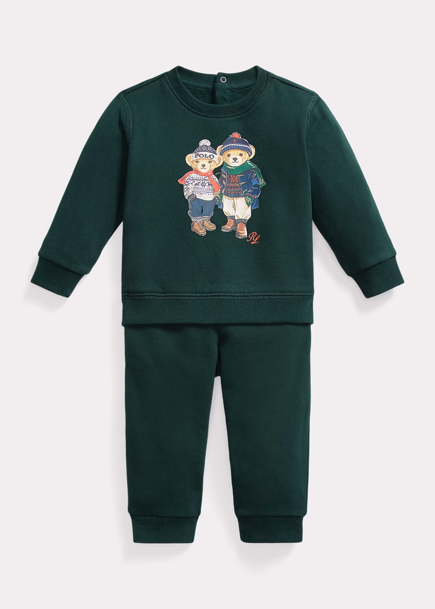 Fleece-Sweatshirt mit Polo Bear und Hose - RALPH LAUREN OUTLET
