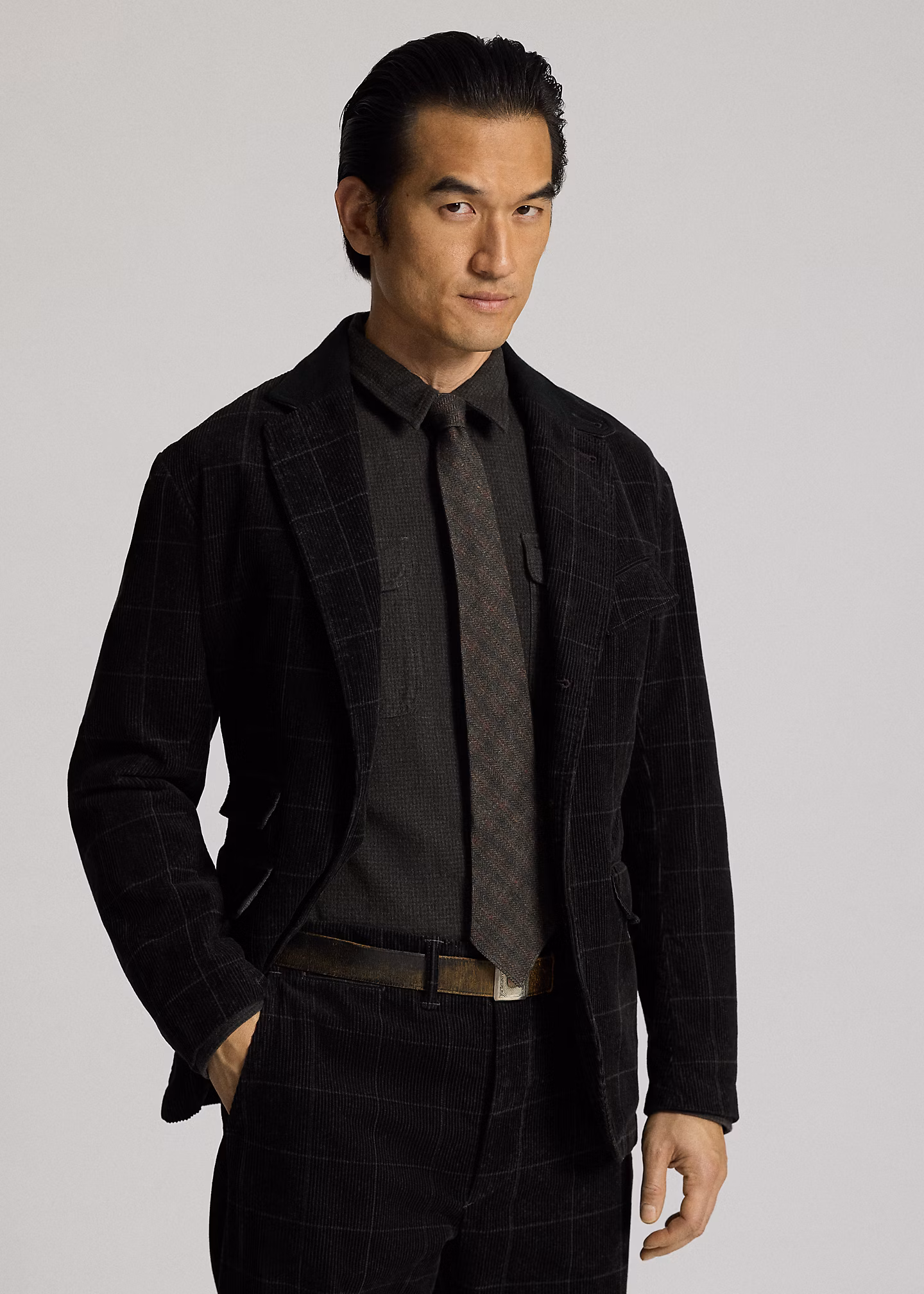 Unstrukturiertes Sakko mit Karomuster - RALPH LAUREN OUTLET