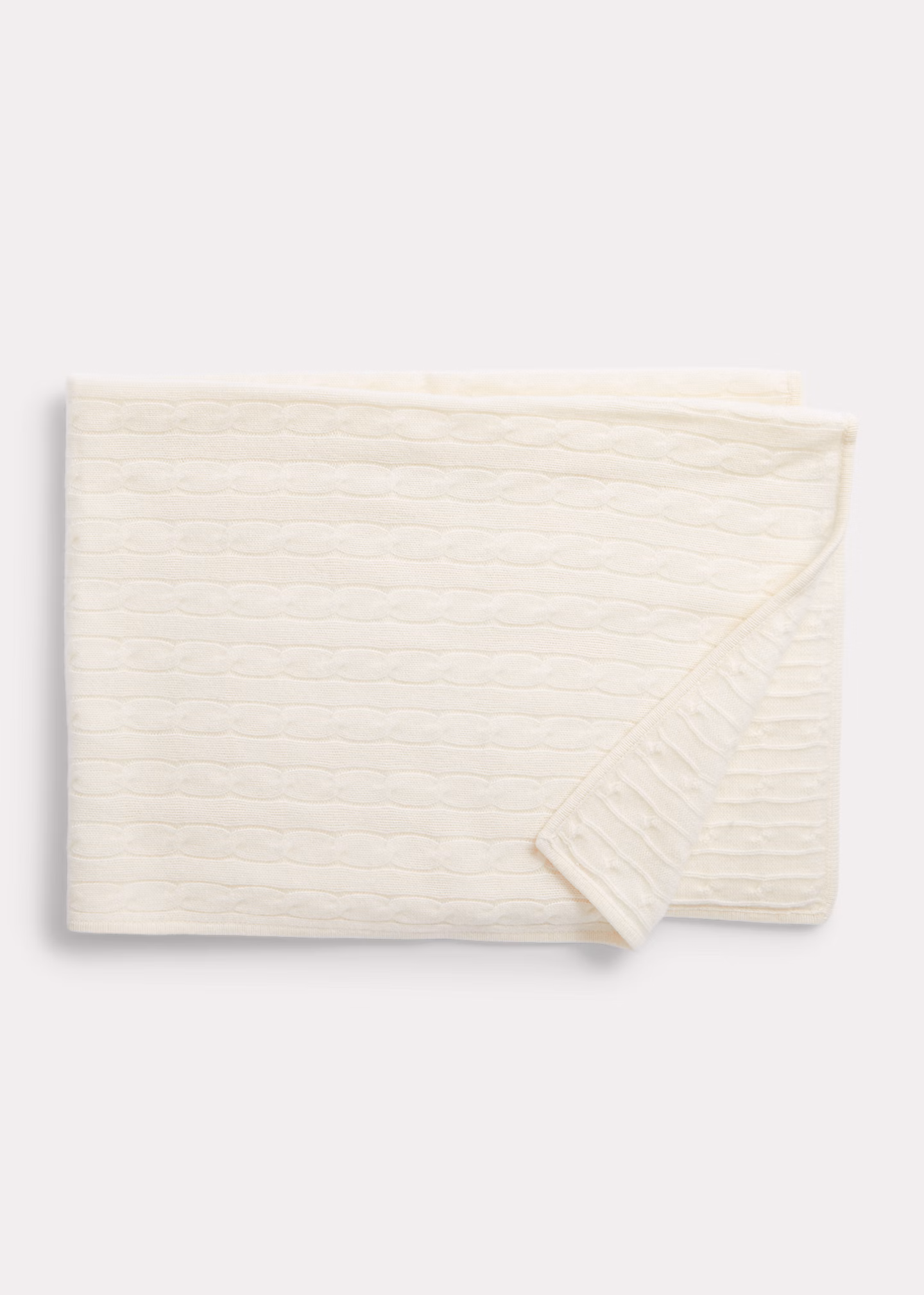 Decke aus Kaschmir mit Zopfmuster - RALPH LAUREN OUTLET