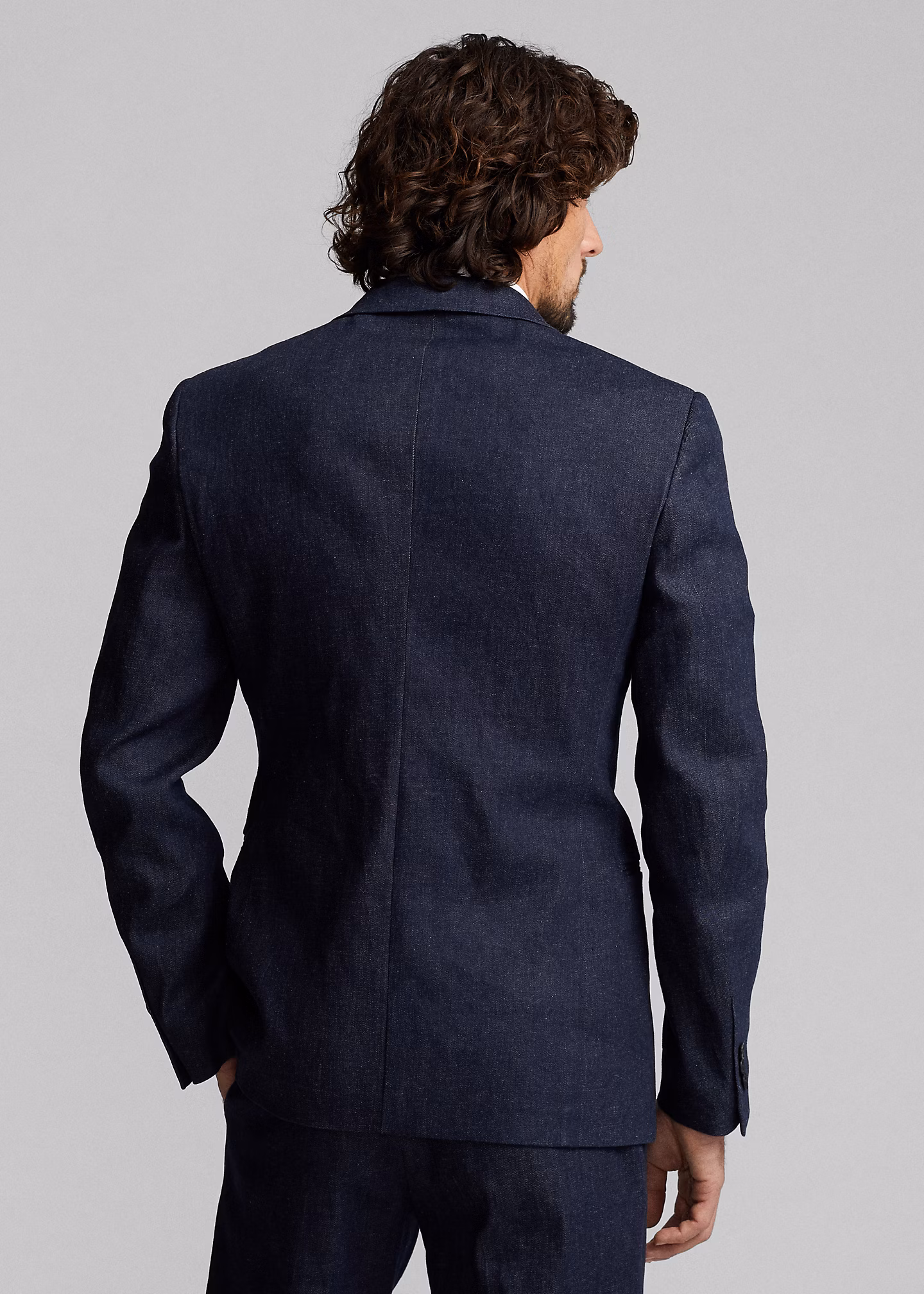 Denim-Smokingjacke in Indigo - RALPH LAUREN OUTLET