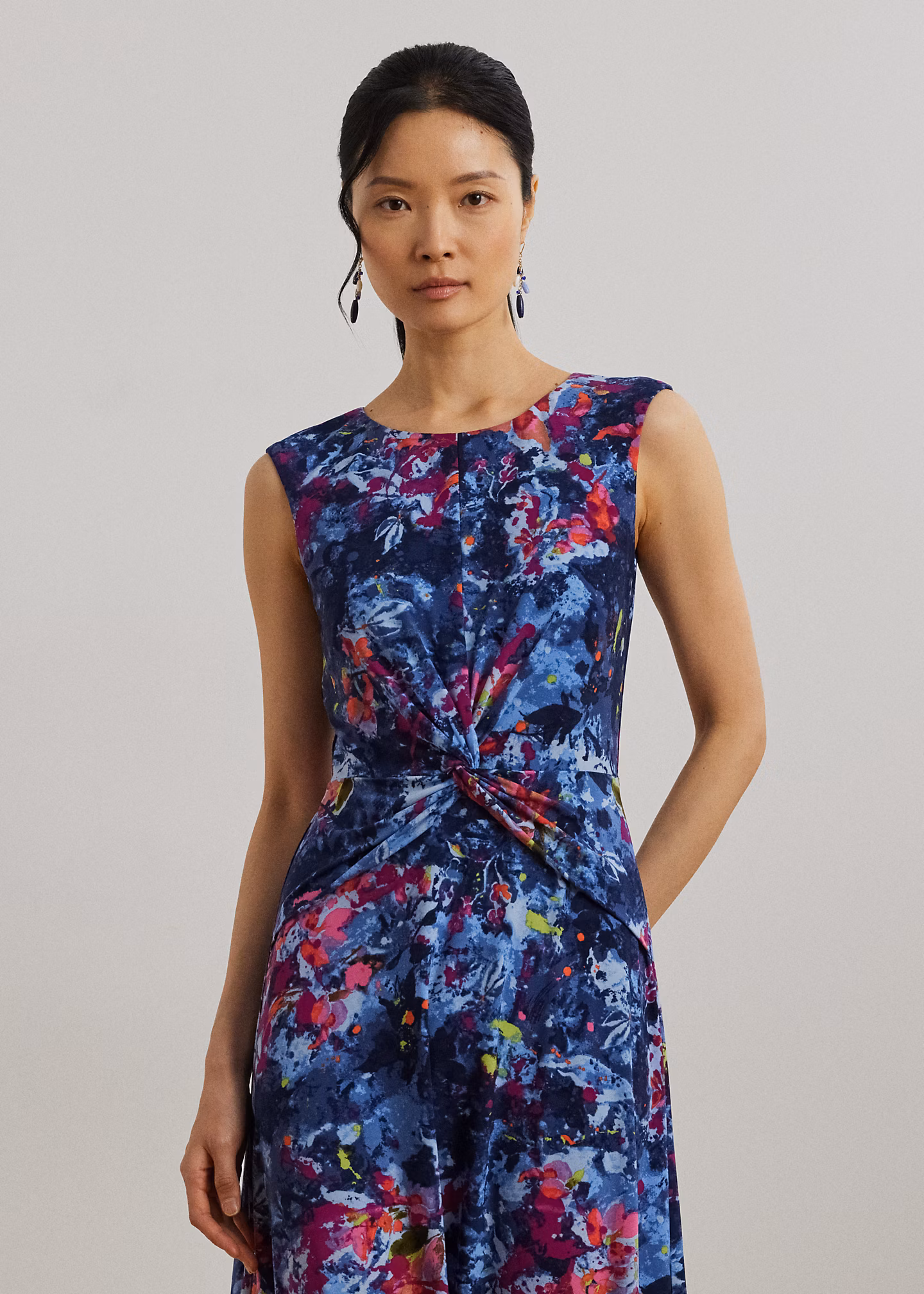 Bedrucktes Jerseykleid mit Twist-Detail - RALPH LAUREN OUTLET