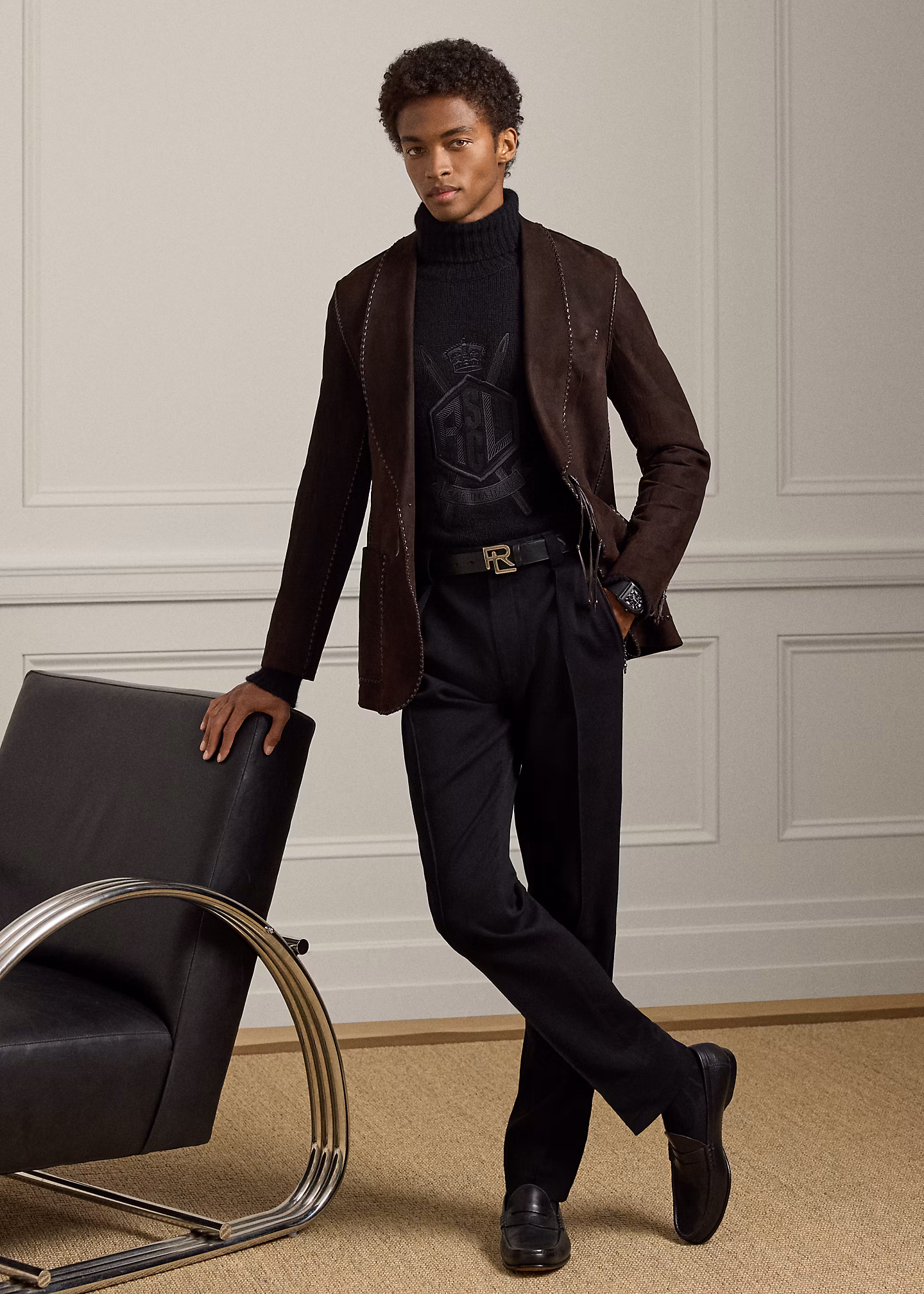 Bestickter Kaschmir-Rollkragenpullover - RALPH LAUREN OUTLET