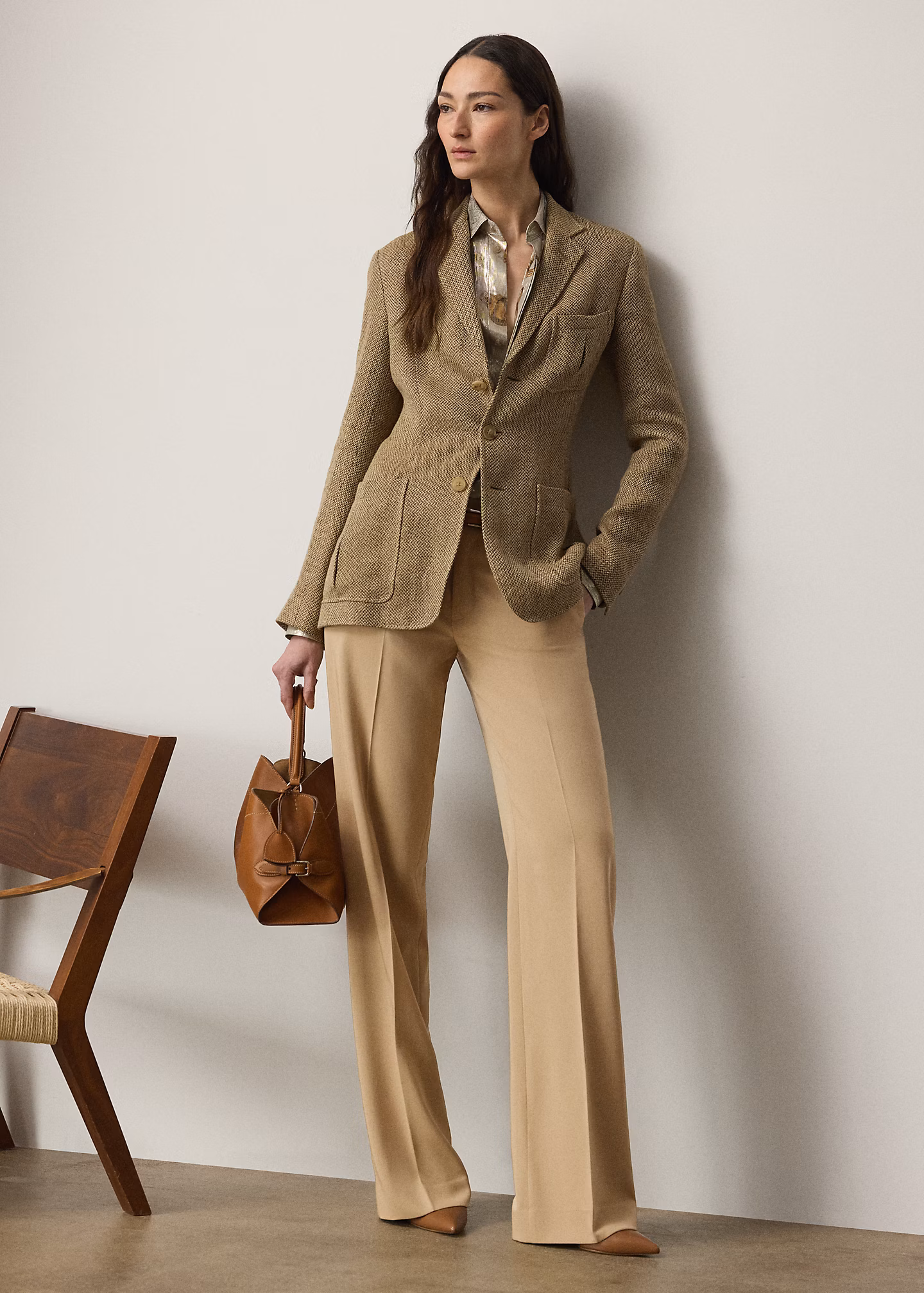 Hose Corrine aus Wollgabardine - RALPH LAUREN OUTLET