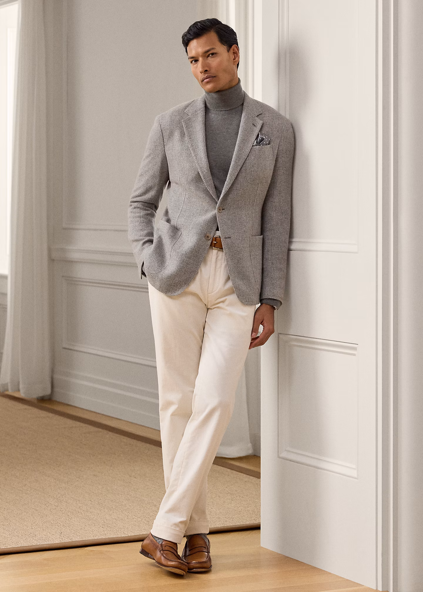 Handgeschneiderte Kordsamthose Gregory - RALPH LAUREN OUTLET