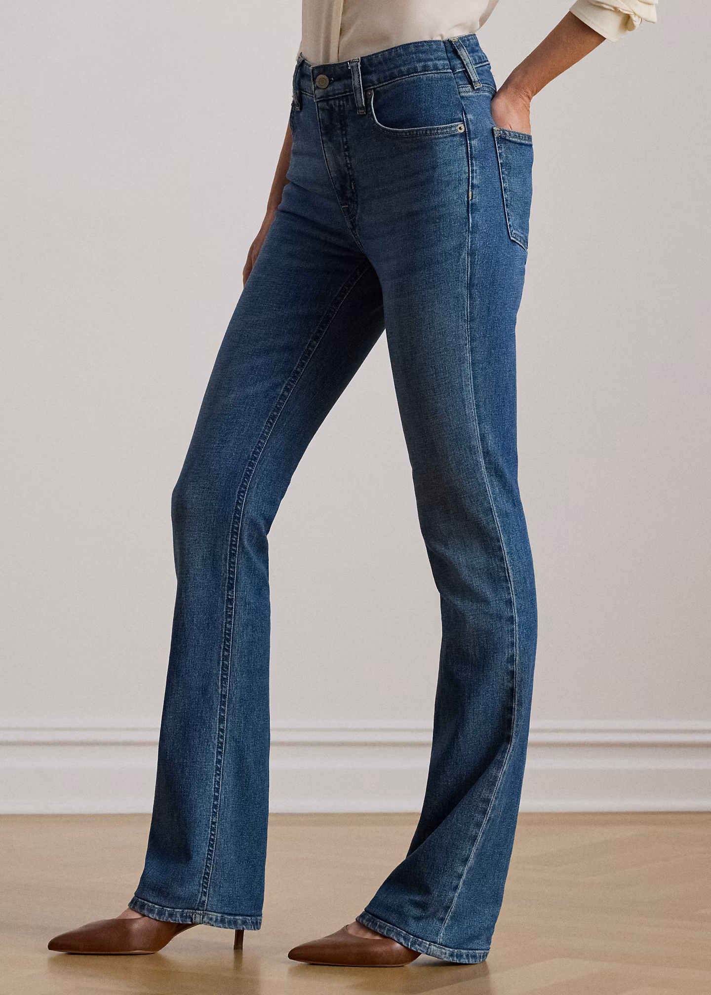 Bootcut-Jeans mit hoher Leibhöhe - RALPH LAUREN OUTLET