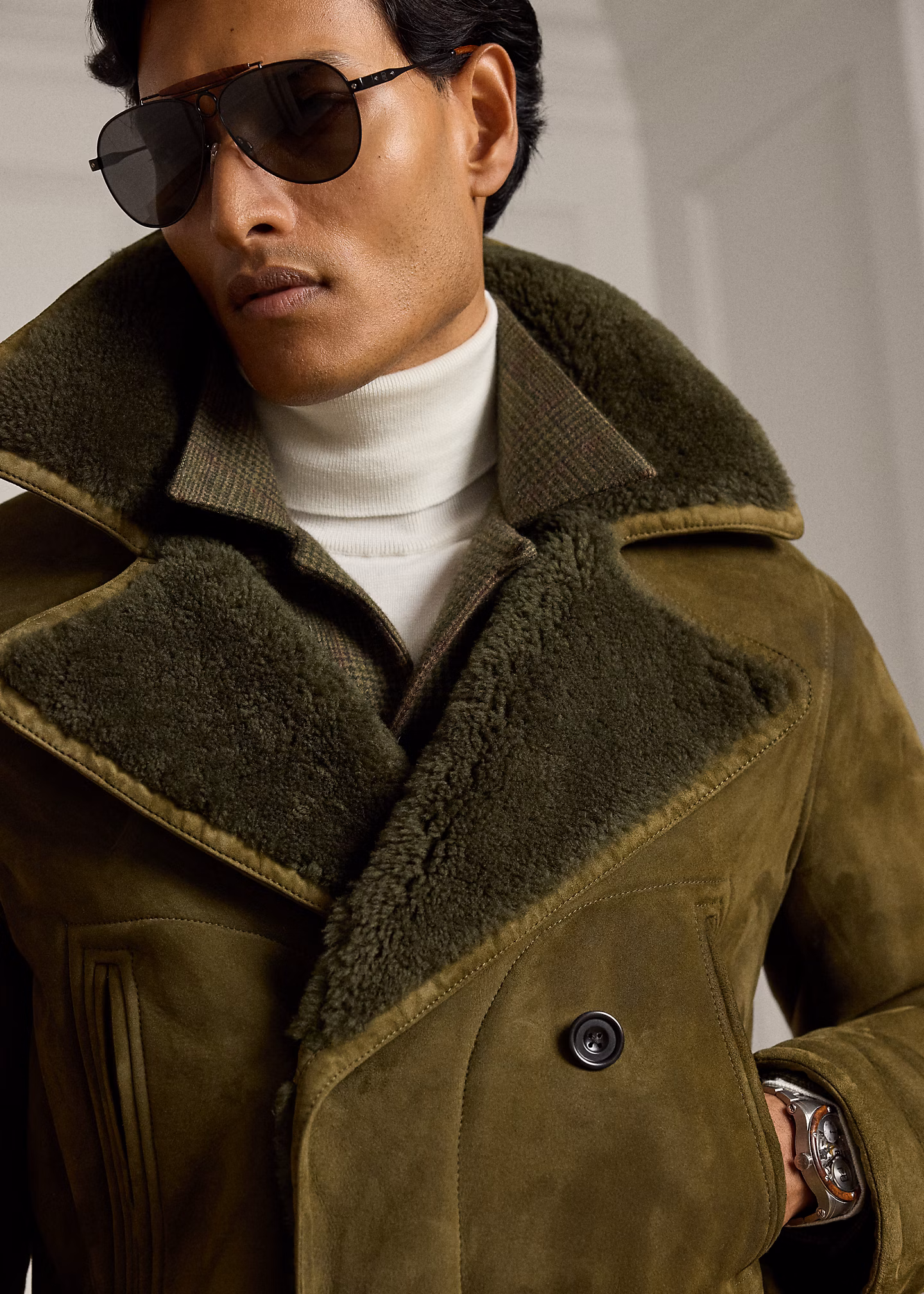 Caban aus Lammfell - RALPH LAUREN OUTLET