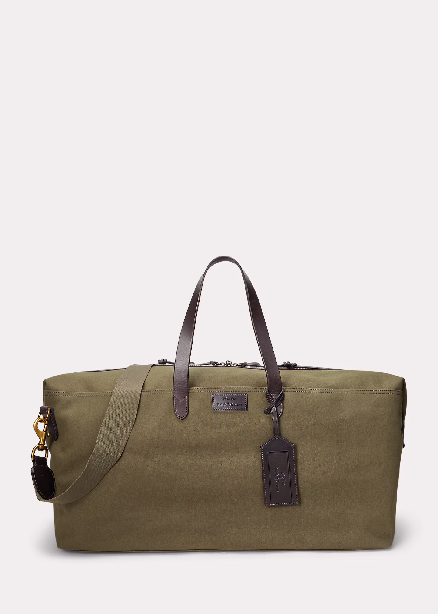 Segeltuch-Reisetasche mit Lederbesatz - RALPH LAUREN OUTLET