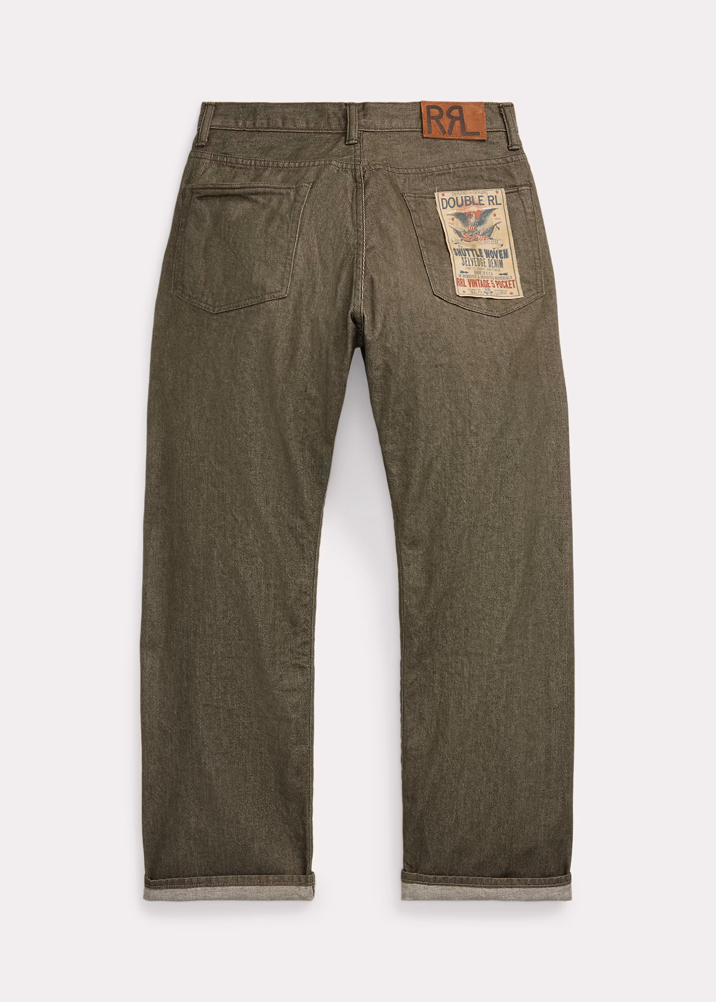 5-Pocket-Vintage-Jeans in Olivgrün - RALPH LAUREN OUTLET