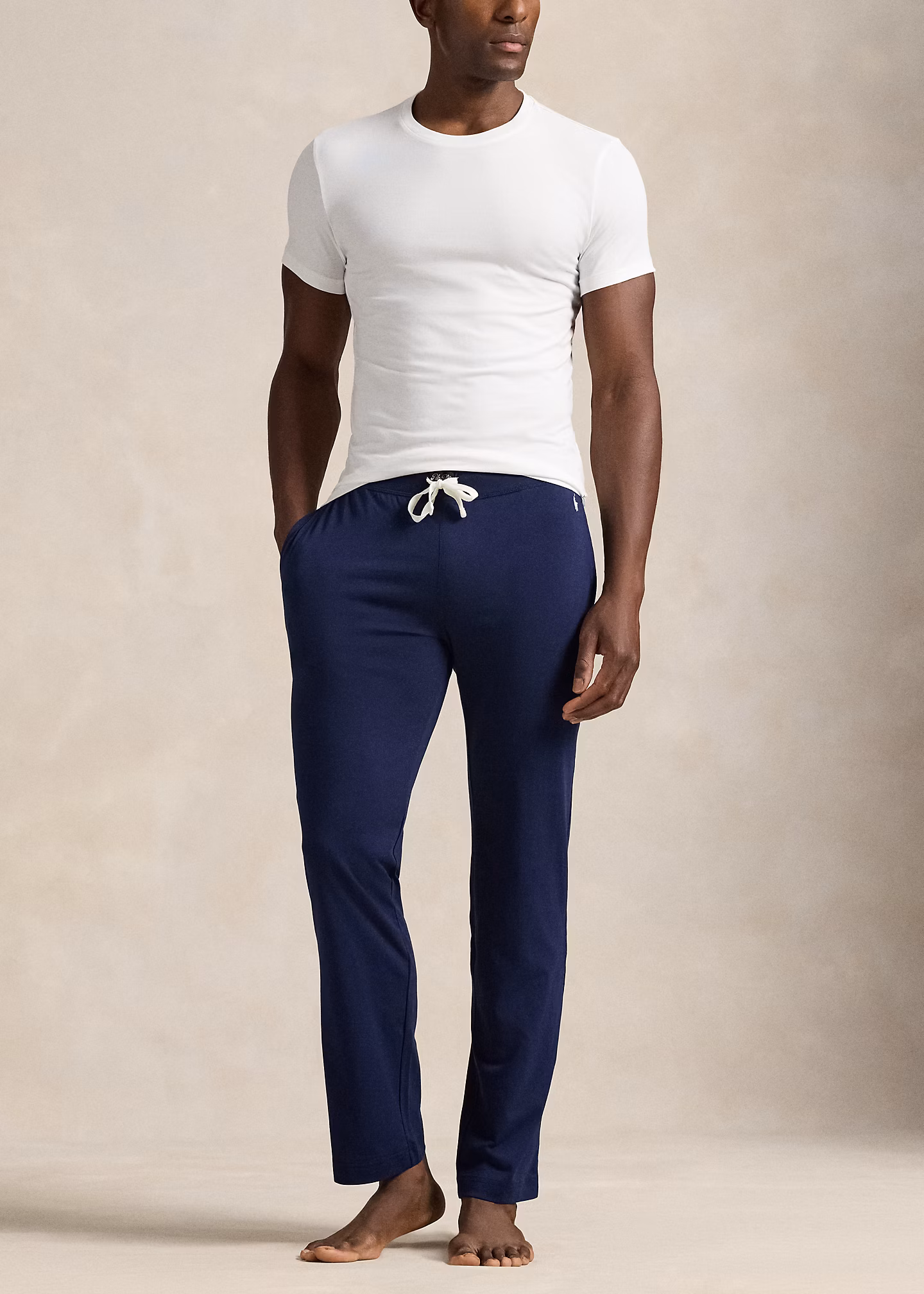 Pyjamahose aus Baumwolljersey - RALPH LAUREN OUTLET