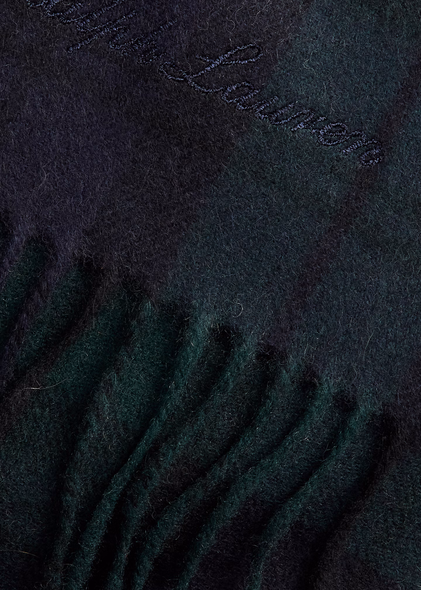 Karierter Fransenschal aus Kaschmir - RALPH LAUREN OUTLET