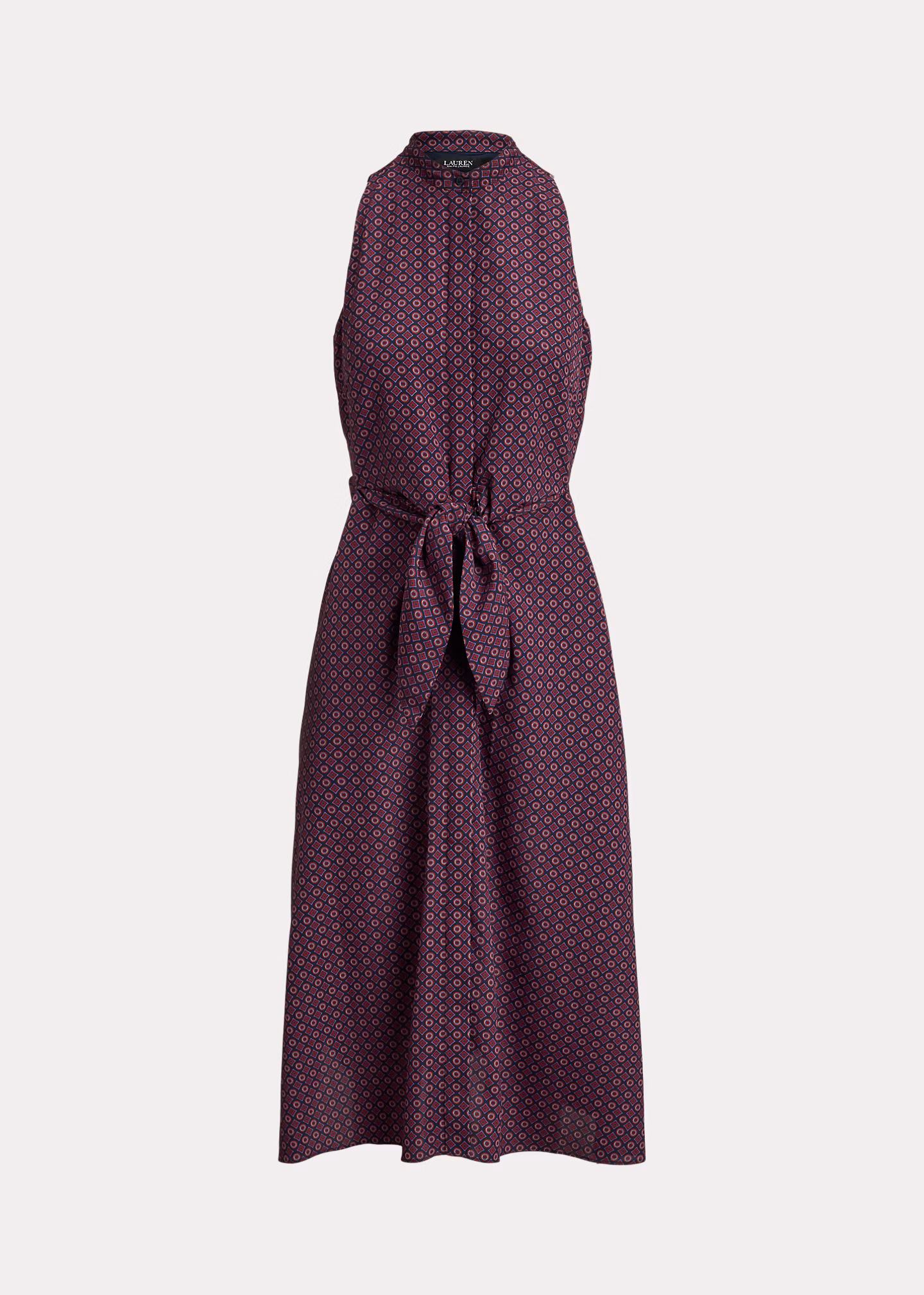 Ärmelloses Crêpe-Kleid mit Schnürung - RALPH LAUREN OUTLET