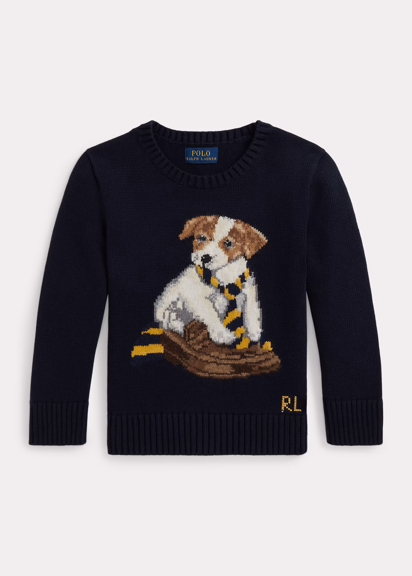 Baumwollpullover mit Hundemotiv - RALPH LAUREN OUTLET