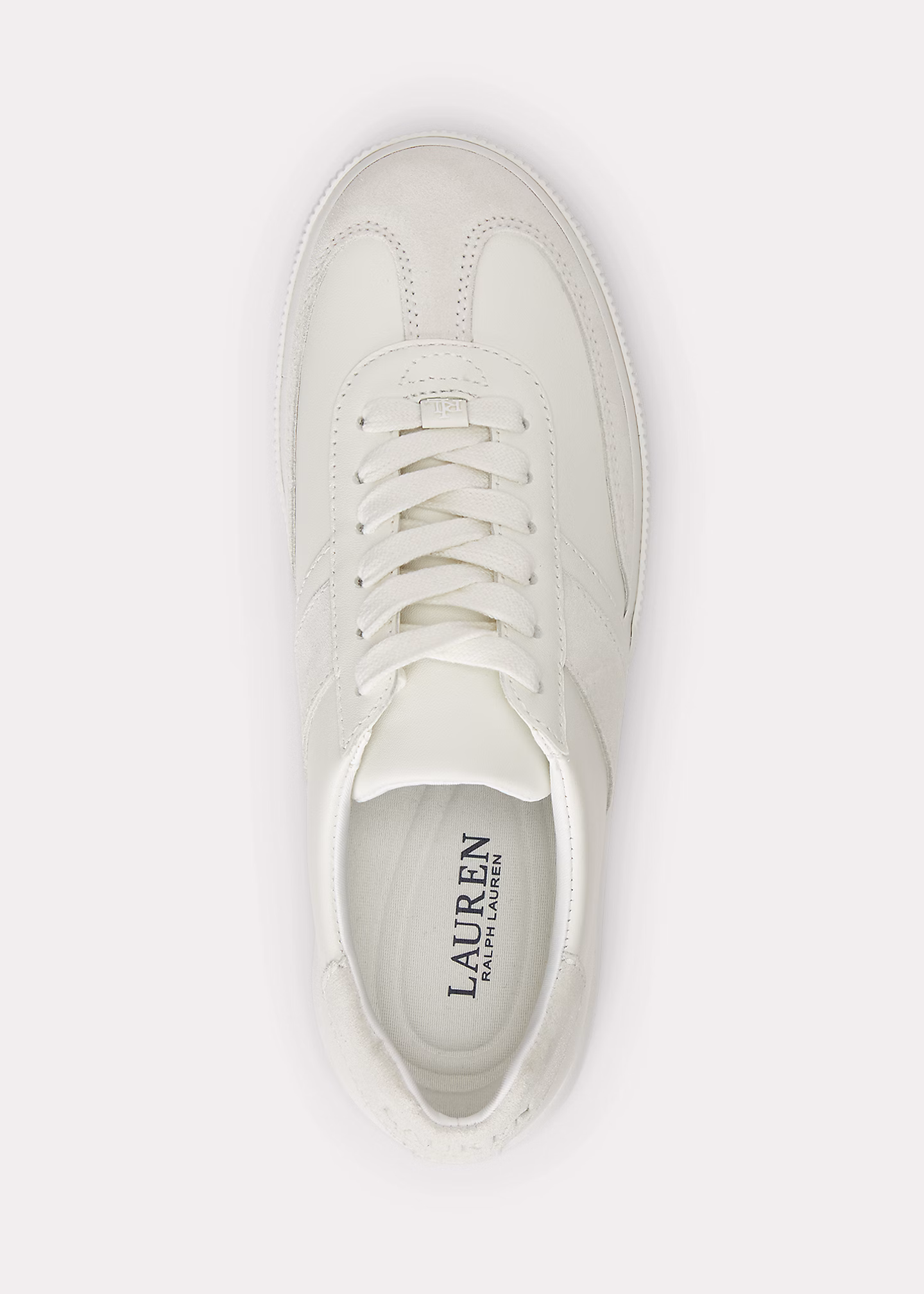 Sneaker Braylee aus Leder und Wildleder - RALPH LAUREN OUTLET