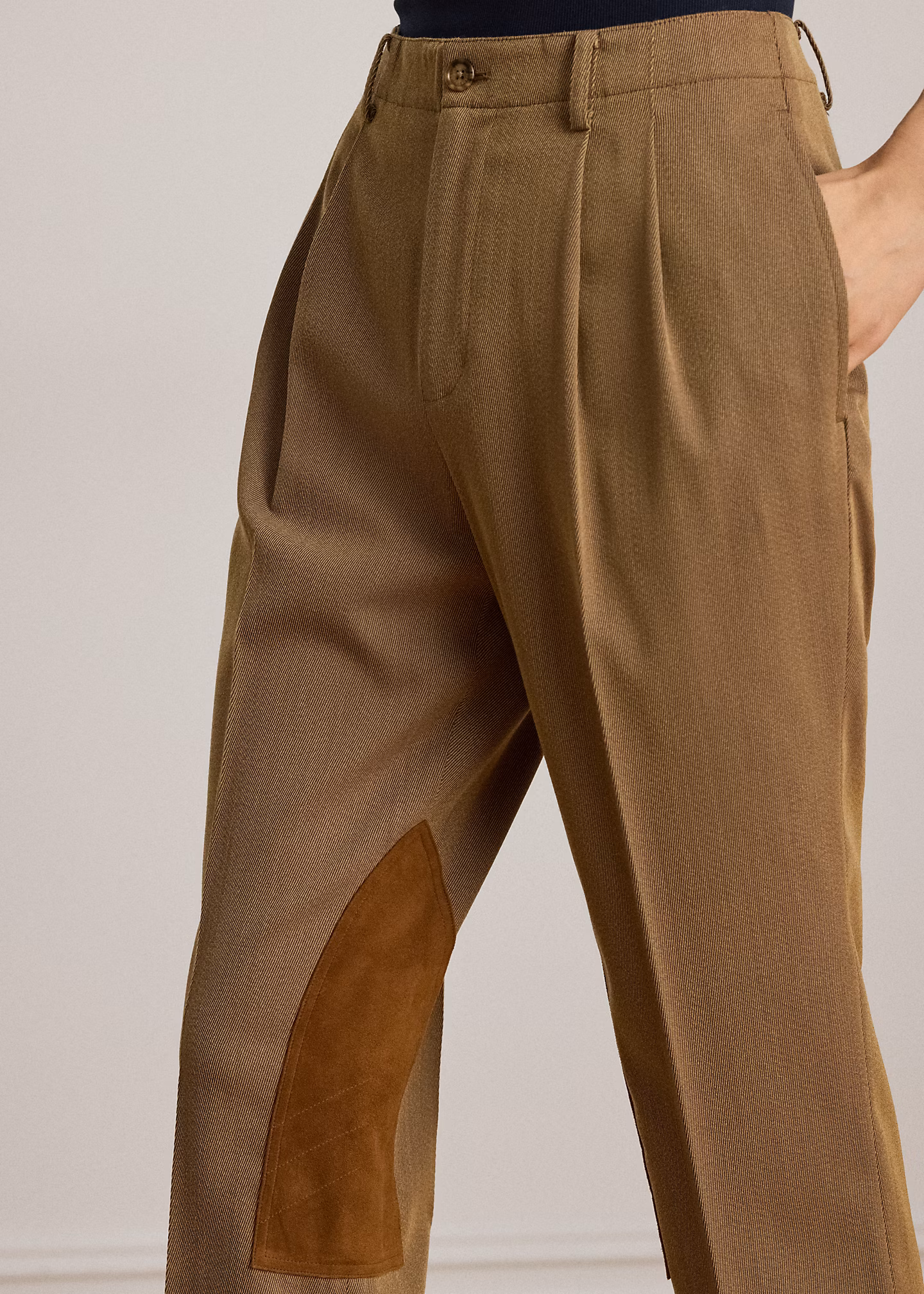 Bi-Stretch-Reithose mit Wildlederbesatz - RALPH LAUREN OUTLET