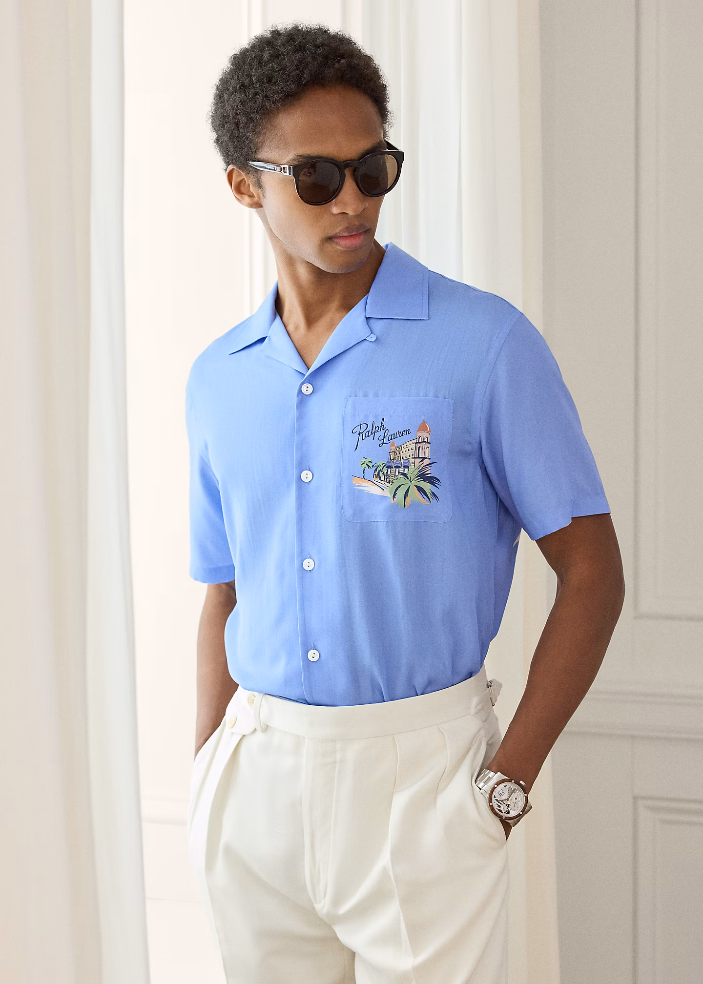 Freizeit-Kurzarmhemd mit Druck - RALPH LAUREN OUTLET