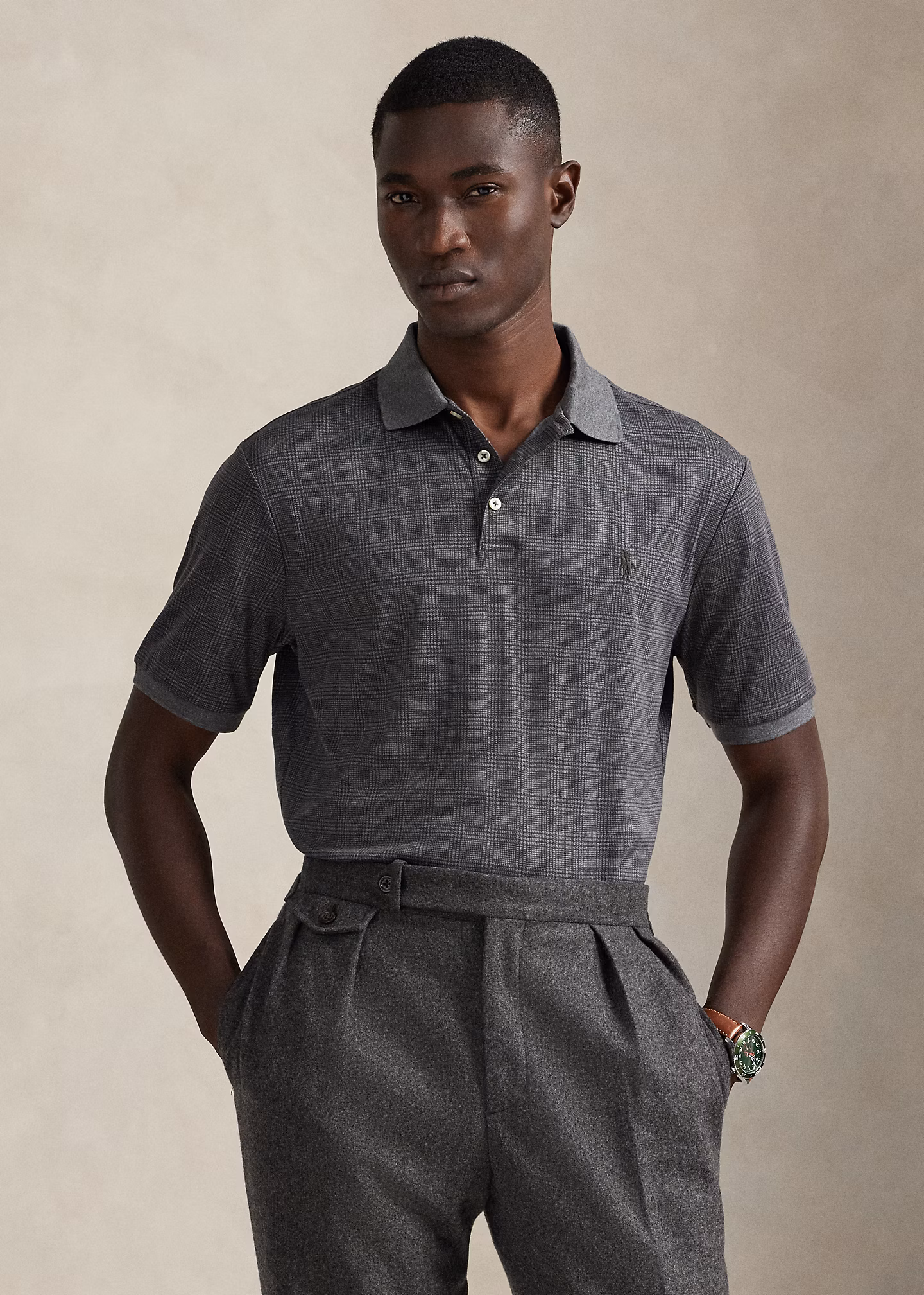 Custom-Slim-Fit Baumwoll-Poloshirt - RALPH LAUREN OUTLET