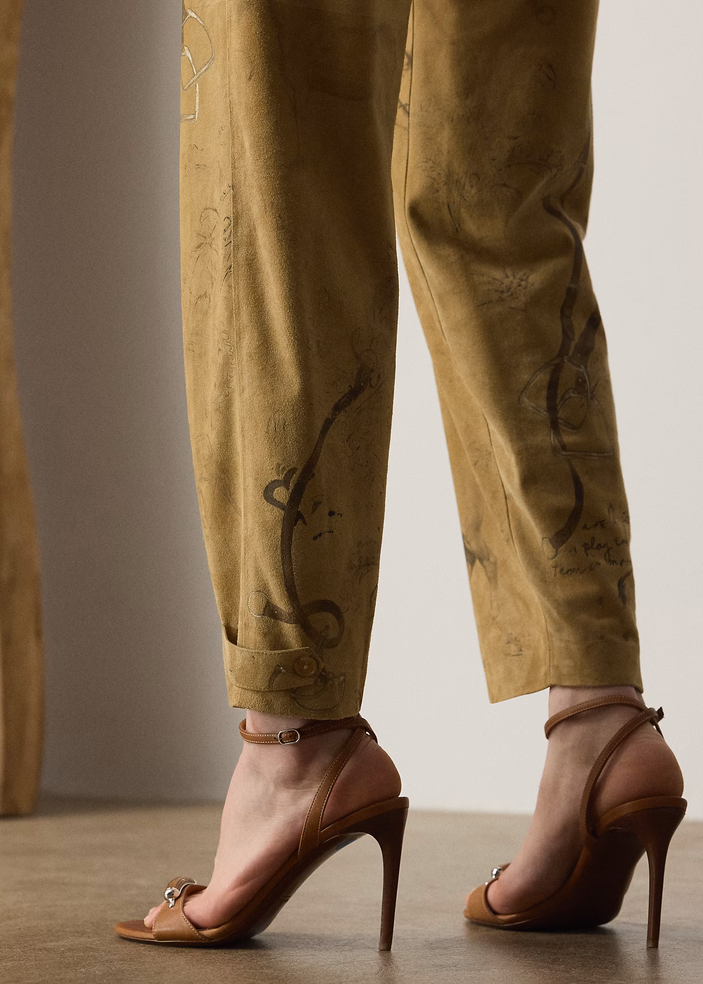 Bedruckte Lammwildlederhose Gillian - RALPH LAUREN OUTLET