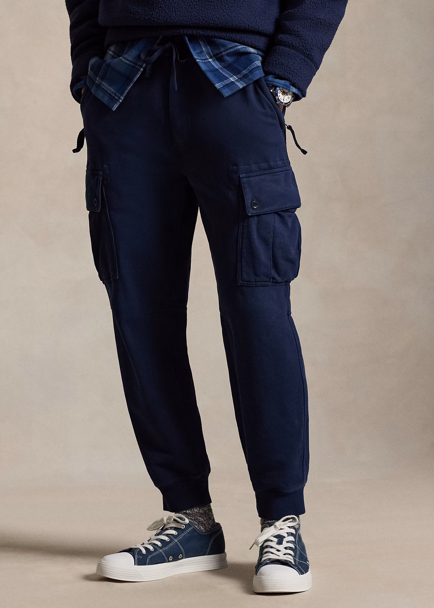 Utility-Hose aus Loopback-Fleece - RALPH LAUREN OUTLET