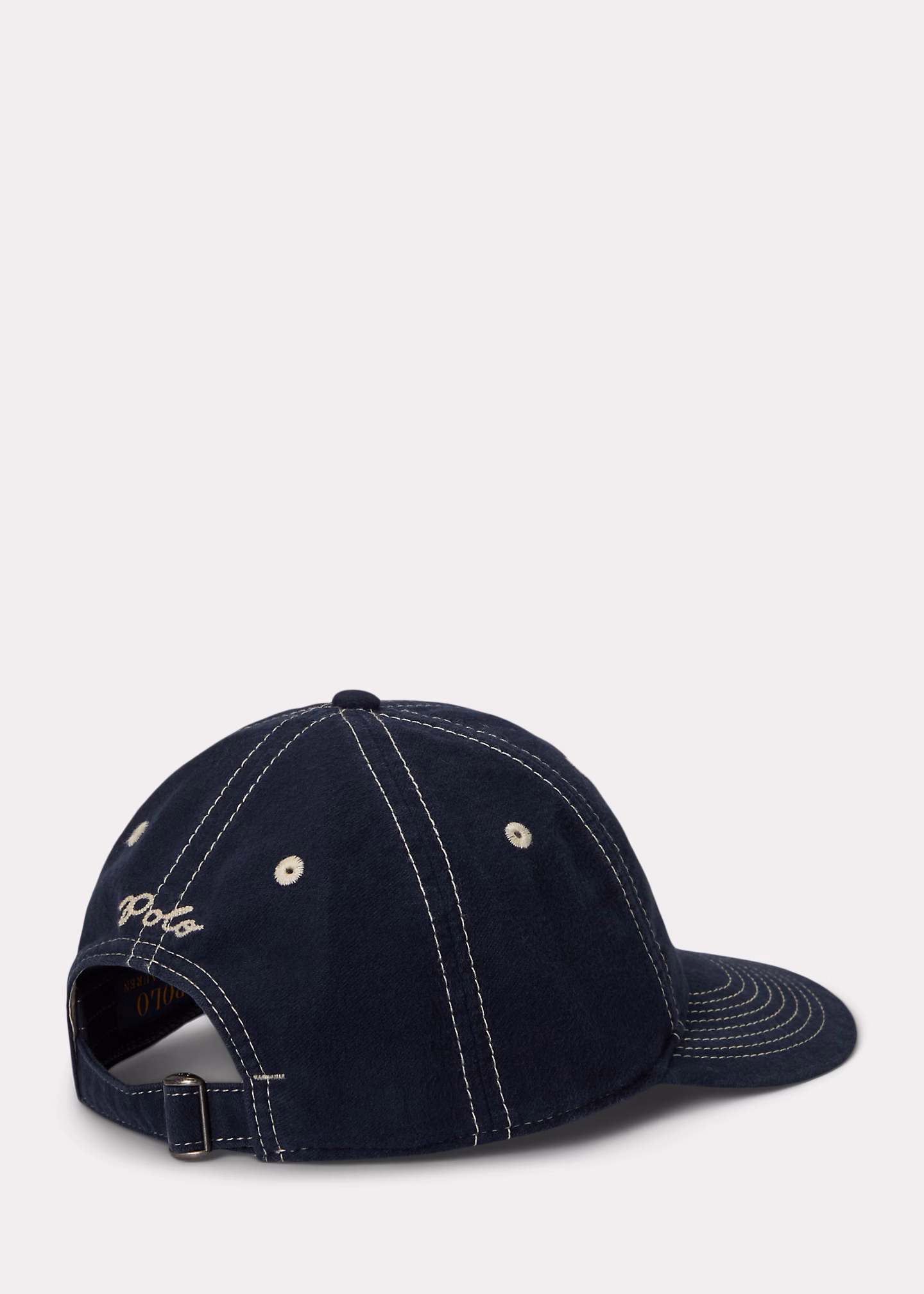 Baseballkappe aus angerautem Chamois - RALPH LAUREN OUTLET