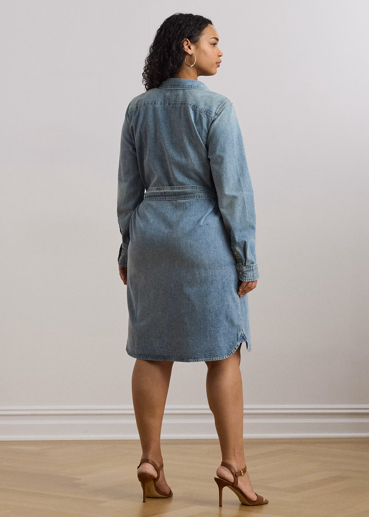 Denim-Hemdkleid mit Gürtel - RALPH LAUREN OUTLET