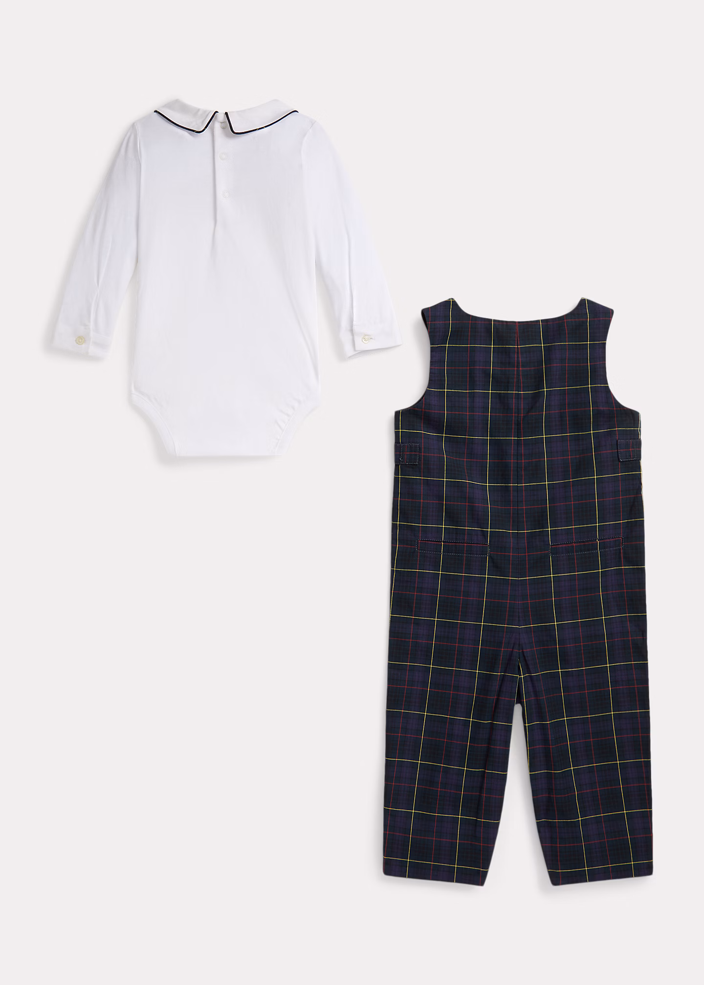 Babybody und karierter Strampler im Set - RALPH LAUREN OUTLET