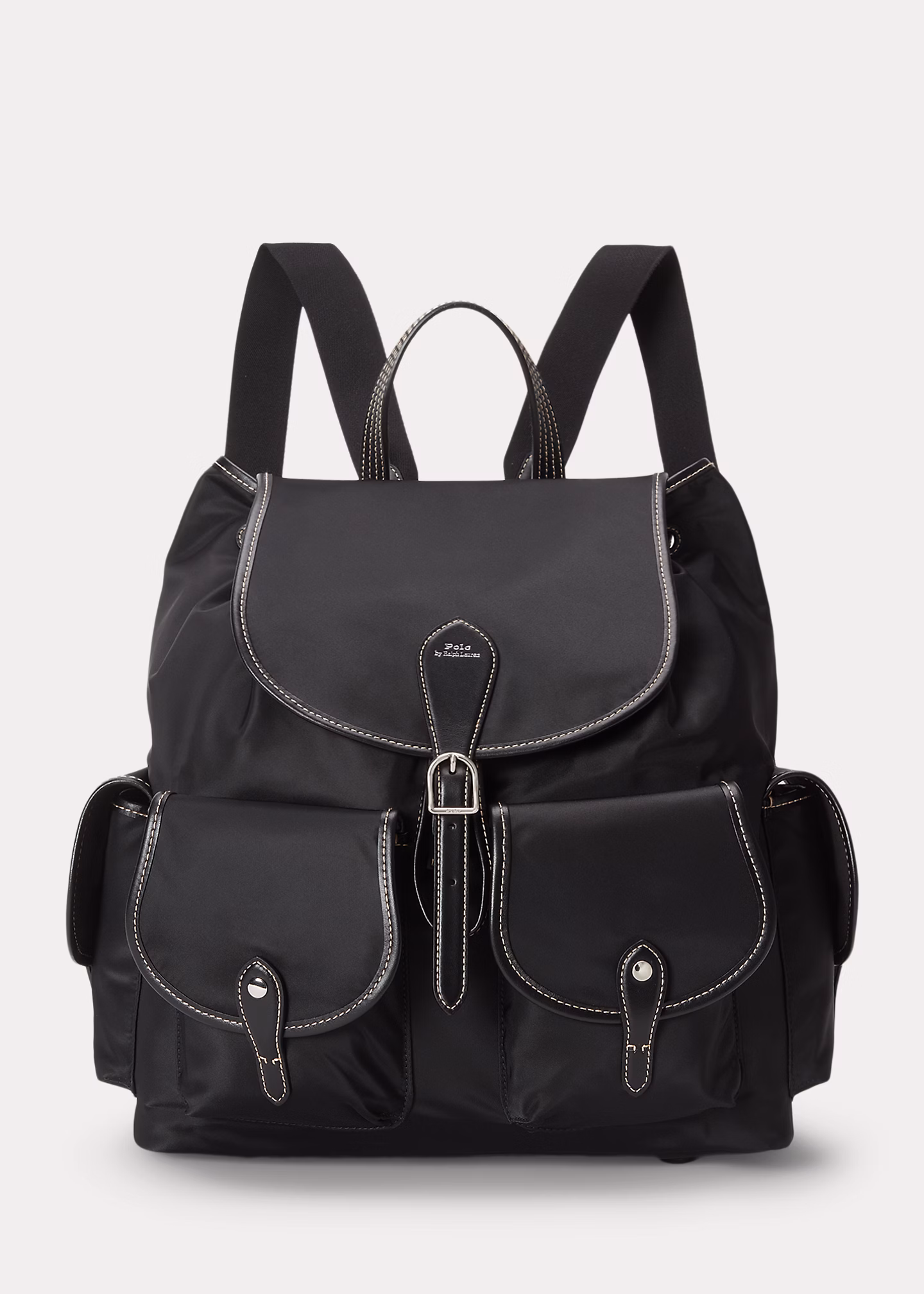 Nylon-Rucksack Bellport mit Lederbesatz - RALPH LAUREN OUTLET