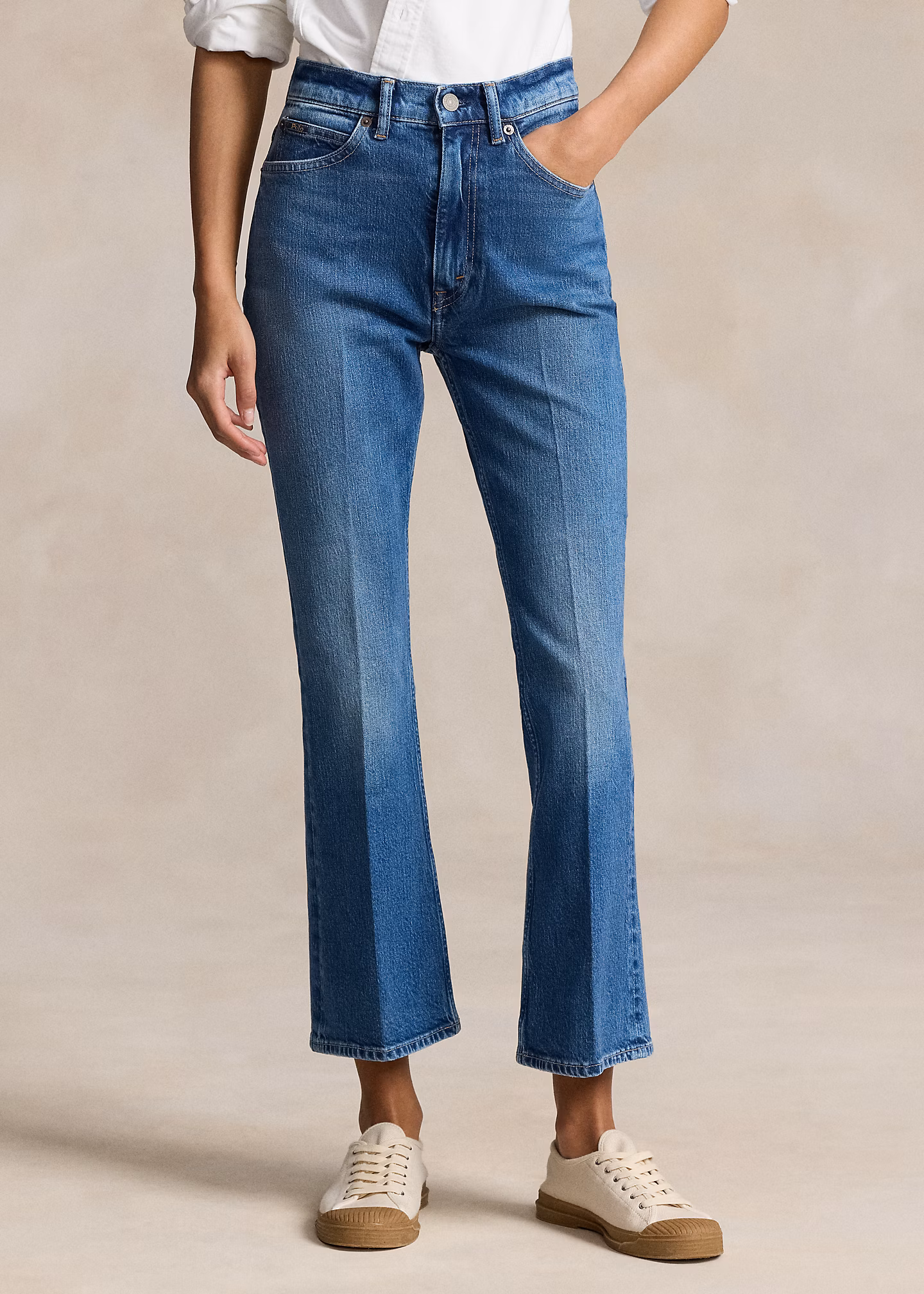 Ausgestellte Jeans in 3/4-Länge - RALPH LAUREN OUTLET