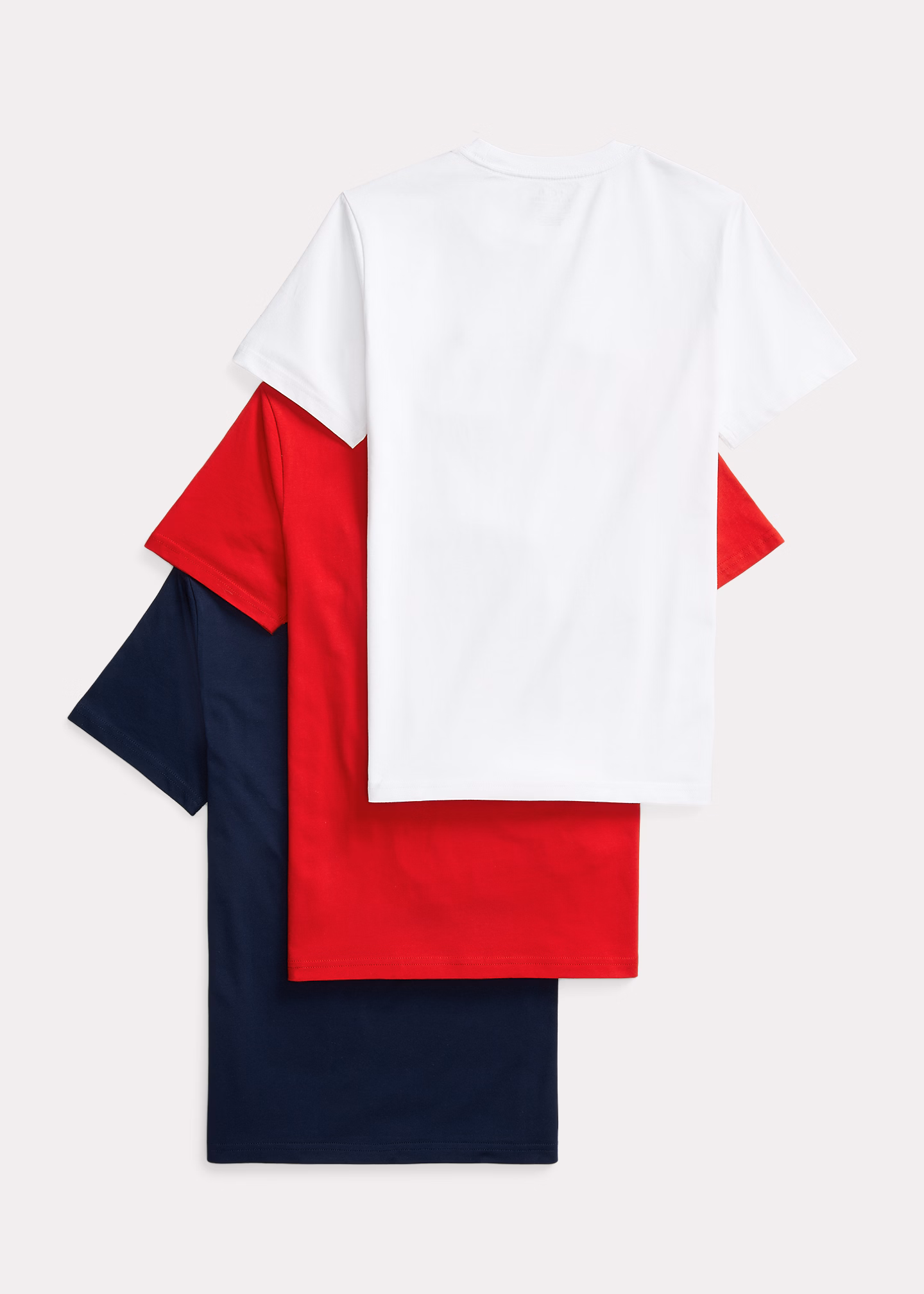 3er-Pack Rundhals-T-Shirts aus Jersey - RALPH LAUREN OUTLET